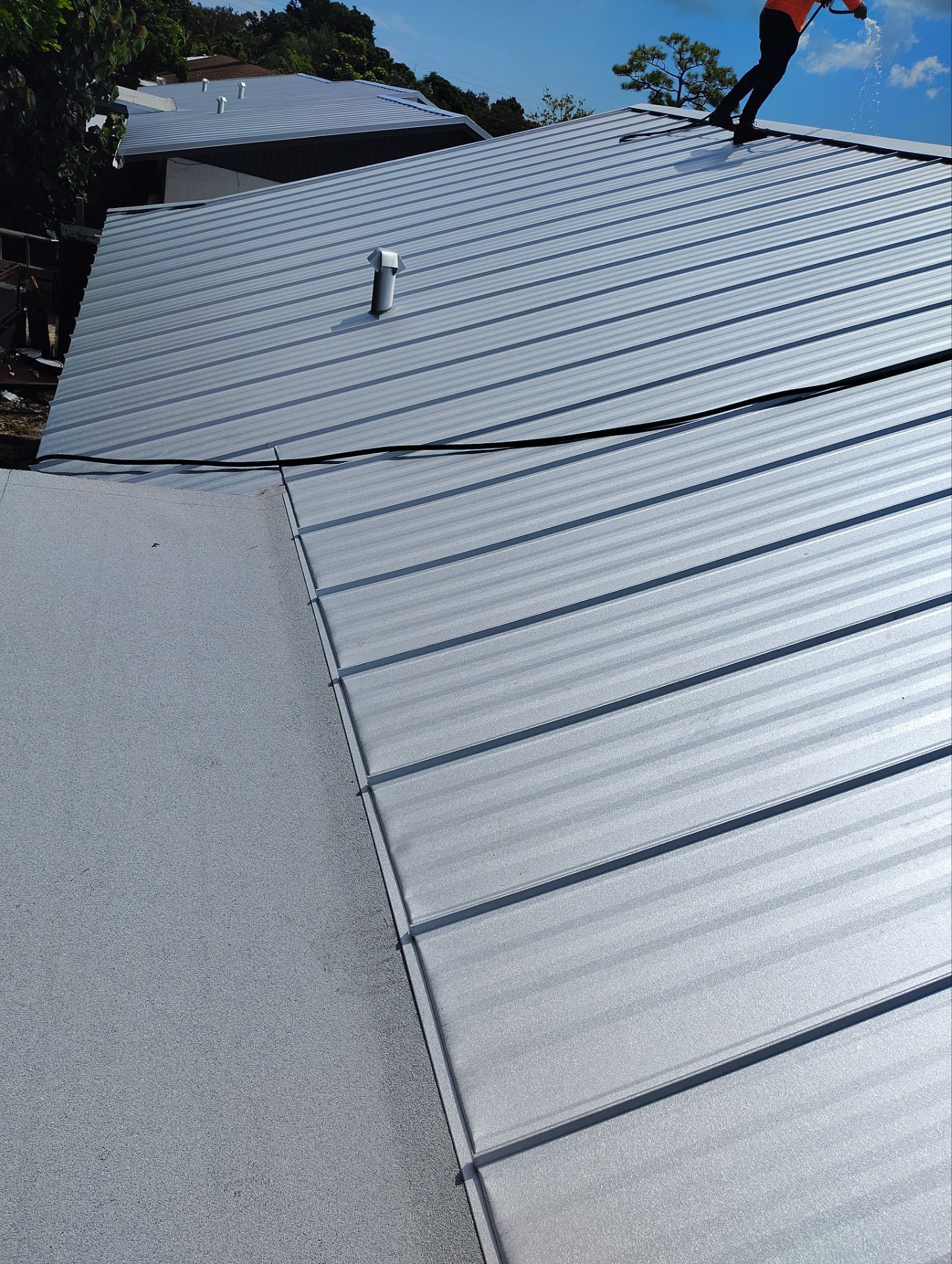 24ga 1" Nail-Strip Mill Finish by Total Roofing System The Metal Roof Experts