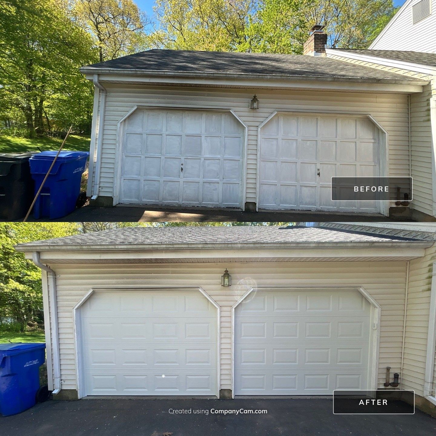 Garage Door Installation using Amarr Olympus Garage door by DiGiorgi Roofing and Siding Inc