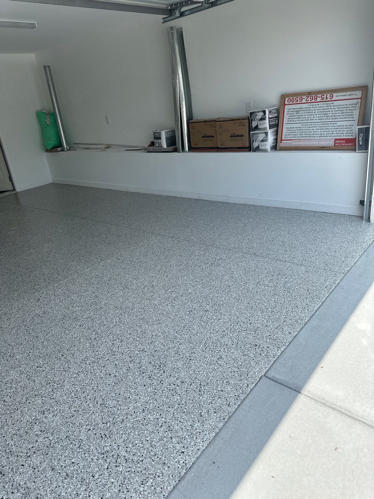 Garage Floor Coating using Cabin Fever by My Garage Floor Guys
