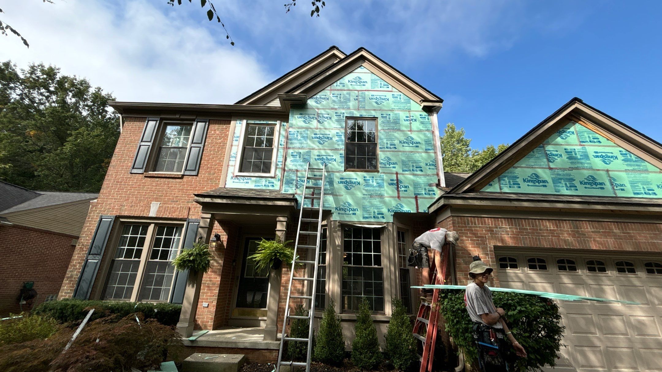 Siding Replacement using Alside Charter Oak D4.5" by 180 Contractors