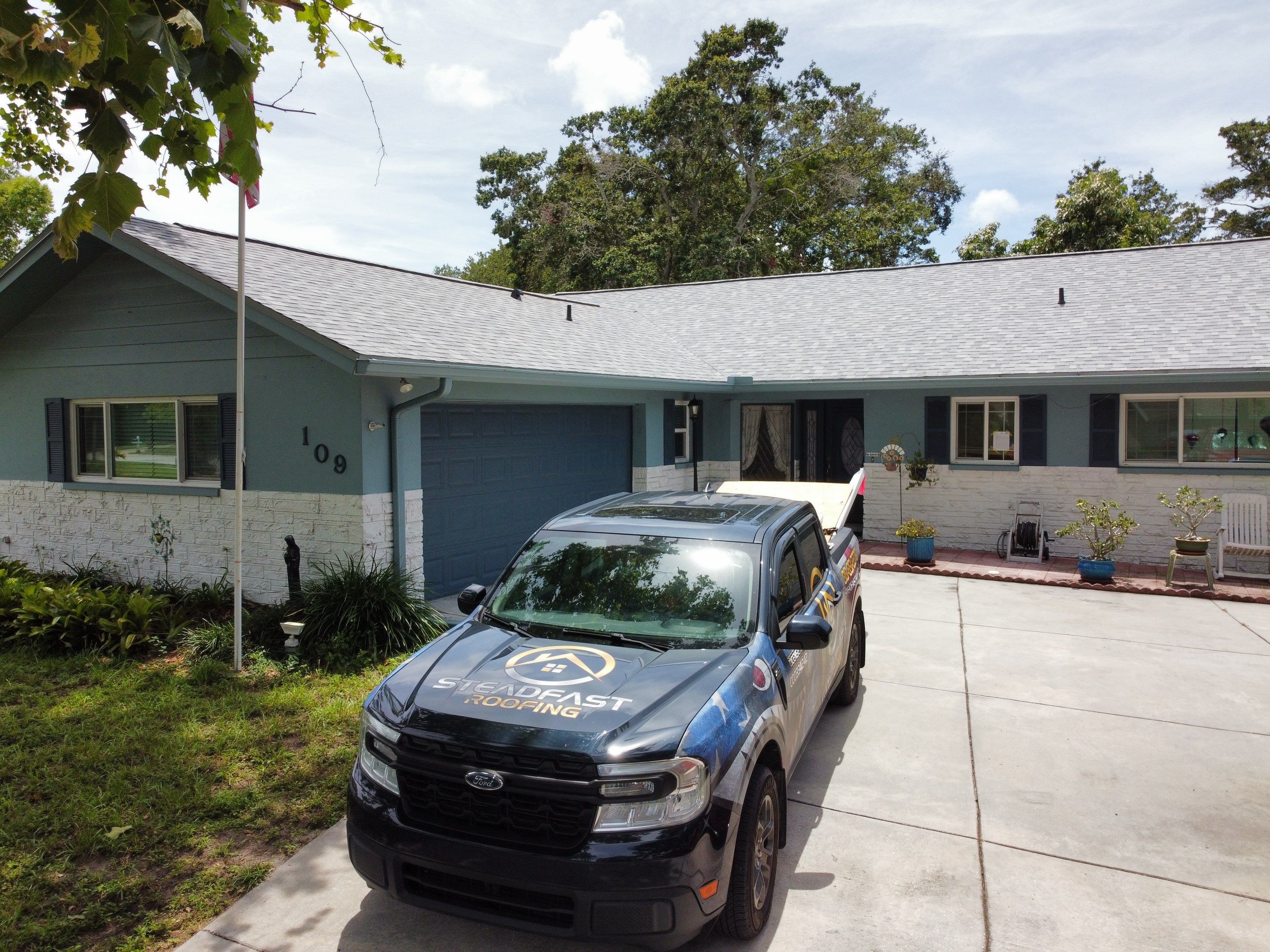 Roof Replacement in Palm Harbor, FL. by Steadfast Roofing