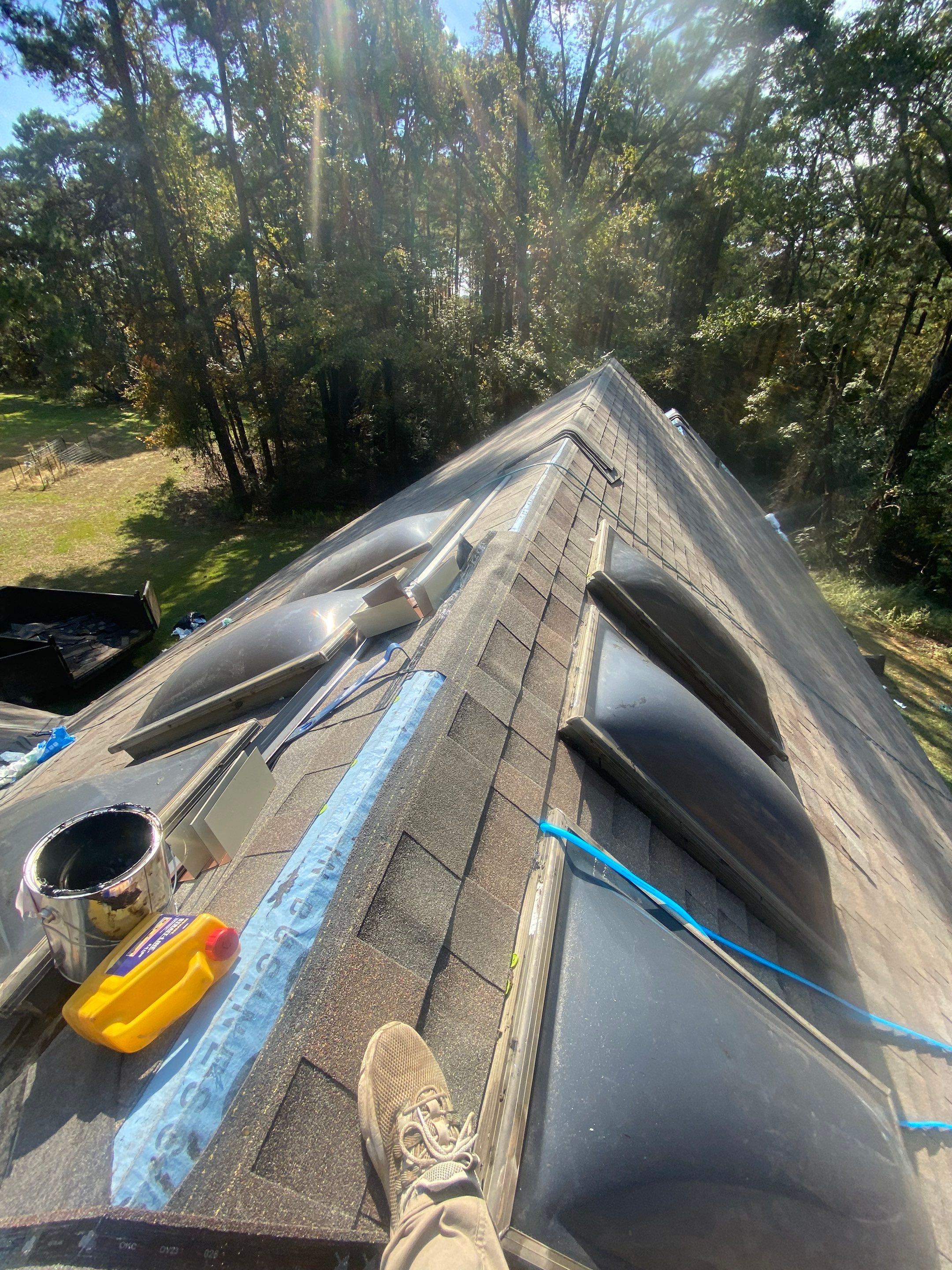 Residential Roofing Repair using Malarkey Highlander: Natural Wood by Hostetler Roofing
