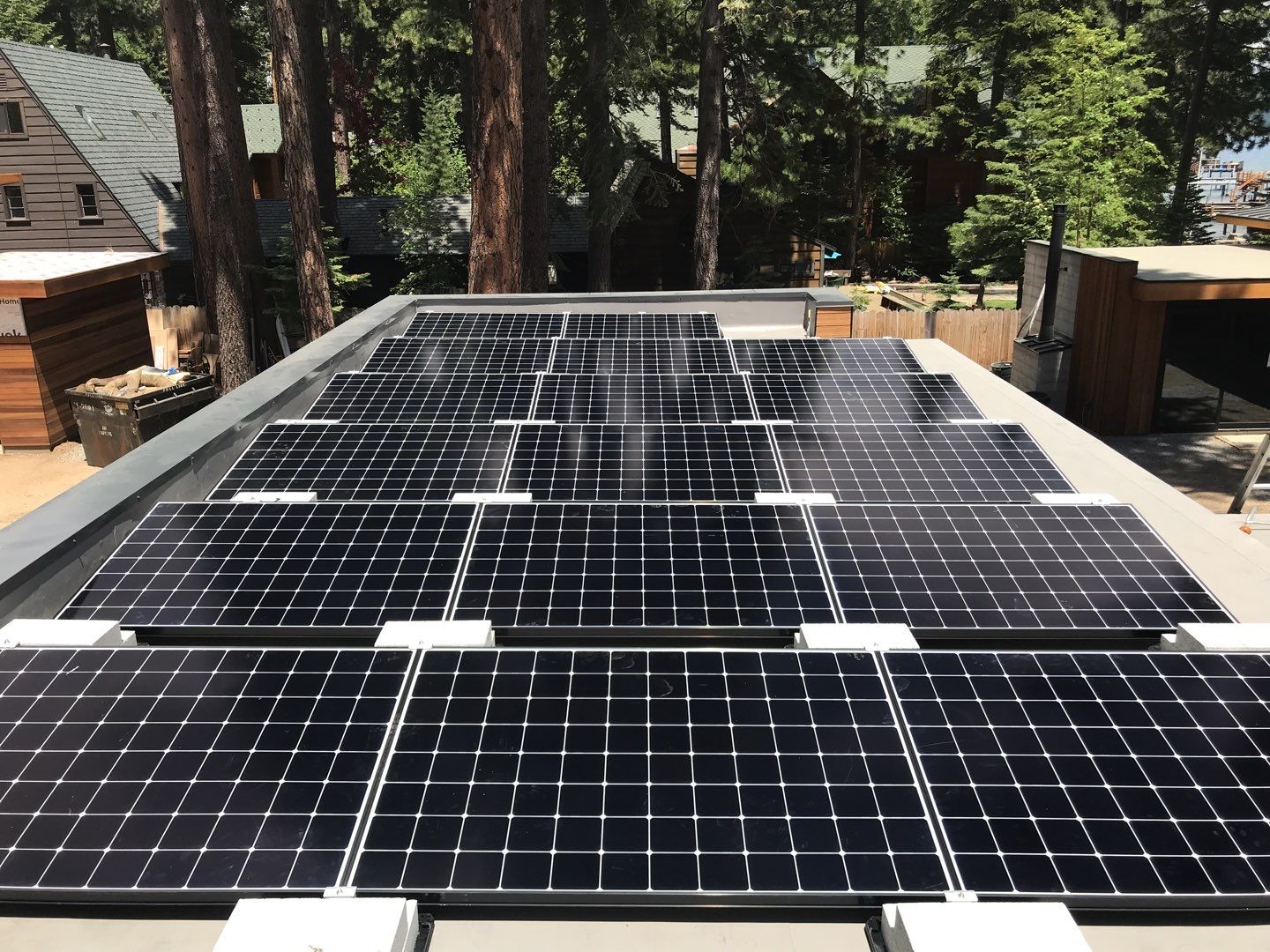 Solar Powering this Home in the Mountains by Byers Enterprises 
