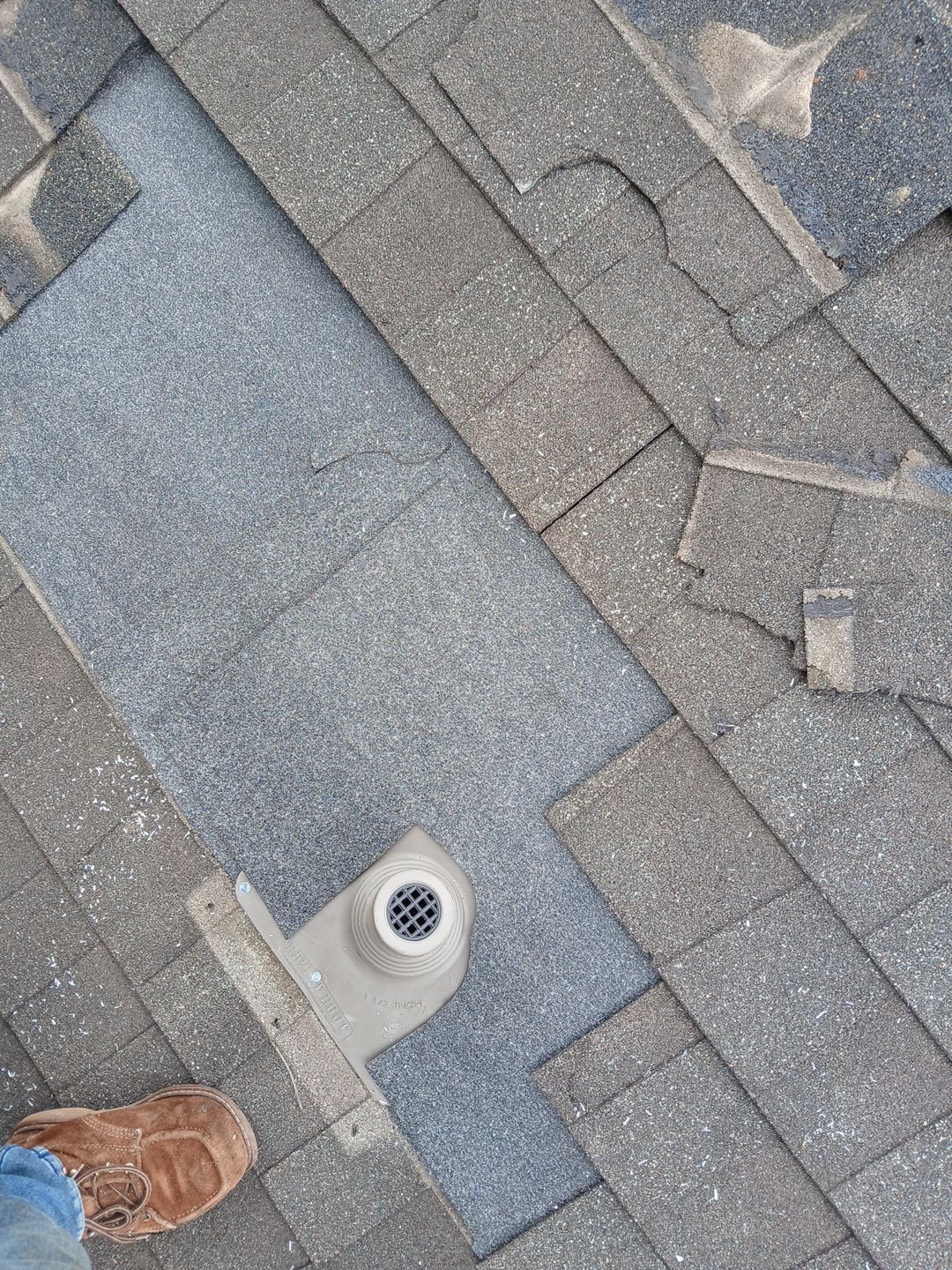 Hail Damage using Owen's Corning Duration (Lifetime) Shingles by Roof Repair Company