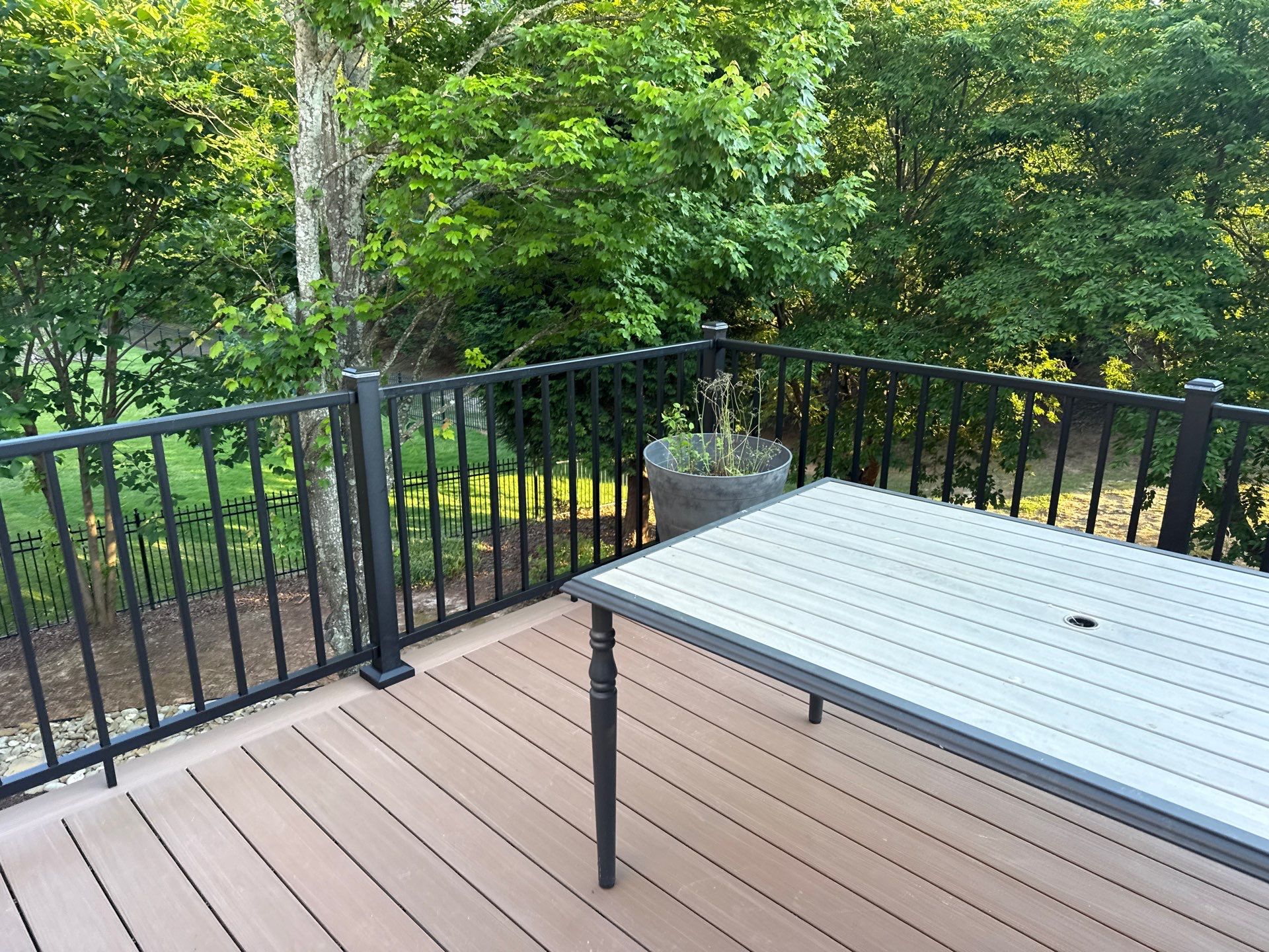 Lawrenceville, GA Deckorators Deck Resurface, Under-Deck, and Trex Deck Lighting Installation by Nelson Exteriors 