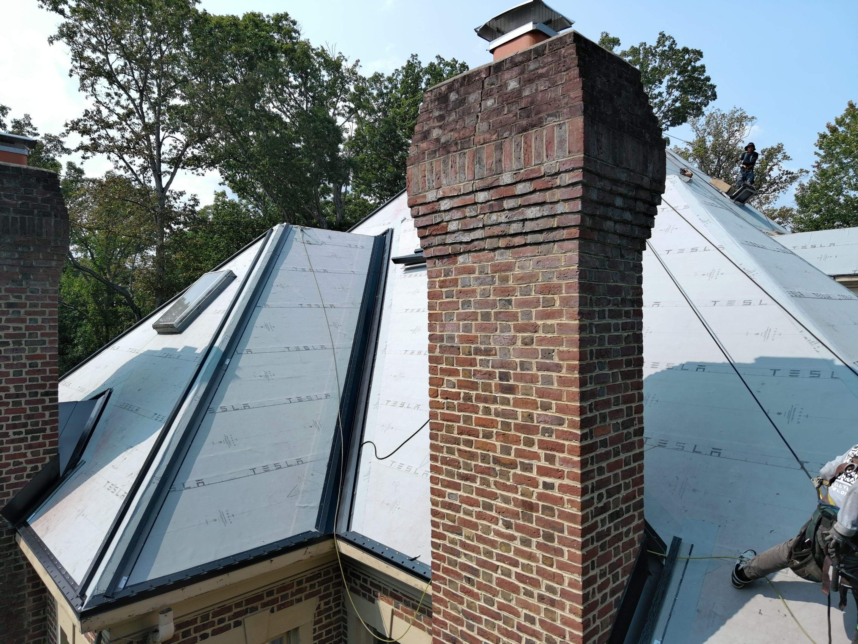 Extravagant Tesla Solar Roof in Maryland by American Home Contractors