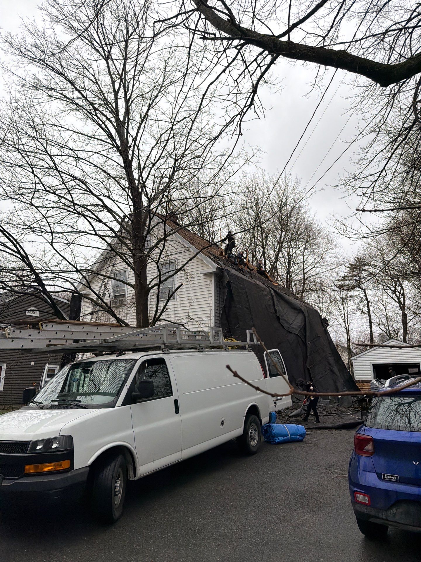 Asphalt Shingle Roof Replacement for Two-Story Waterville Home by Tall pine roofing