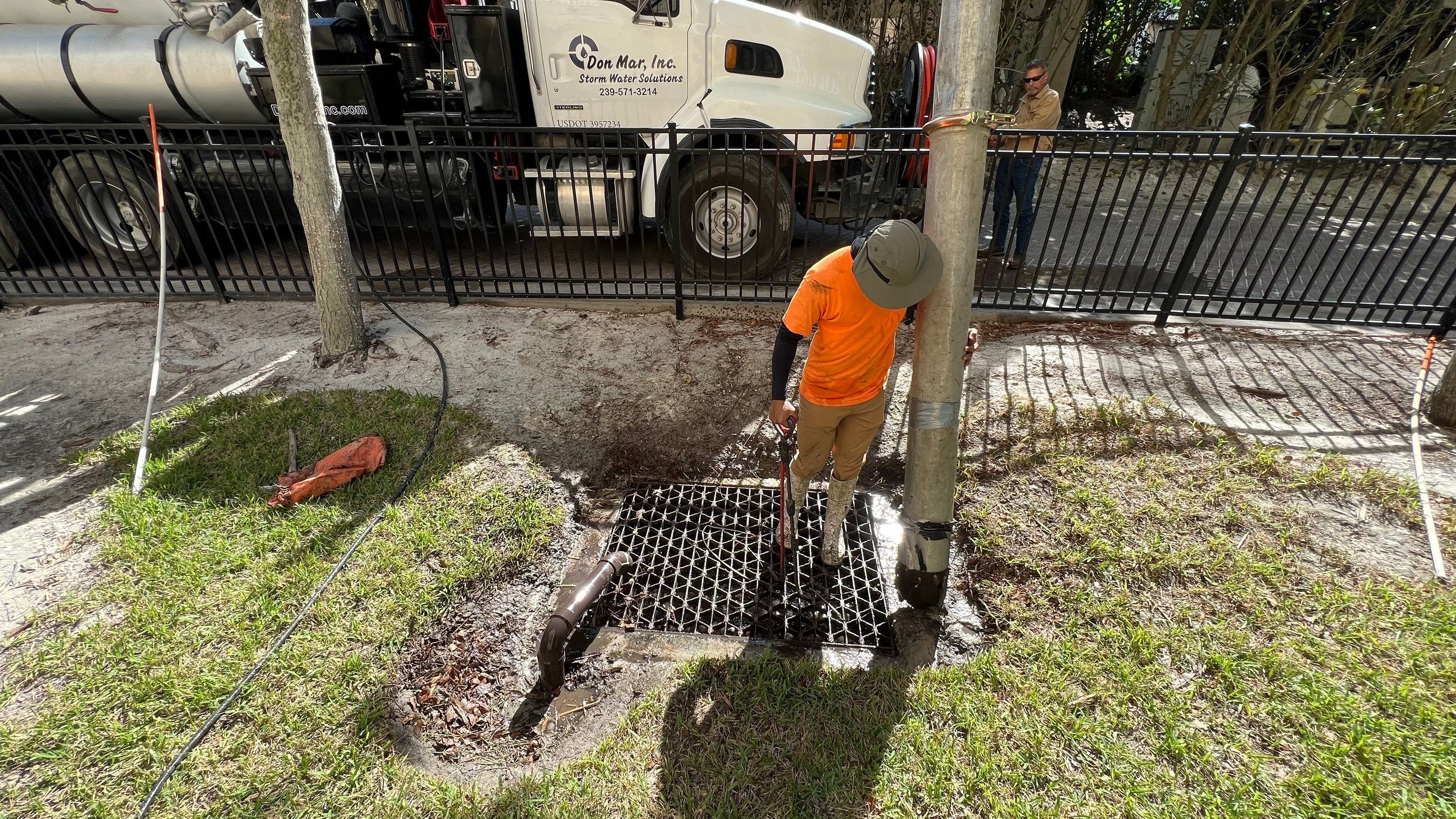 Marco Island Condo Stormwater System Maintenance by Don Mar, Inc. Storm Water Solutions