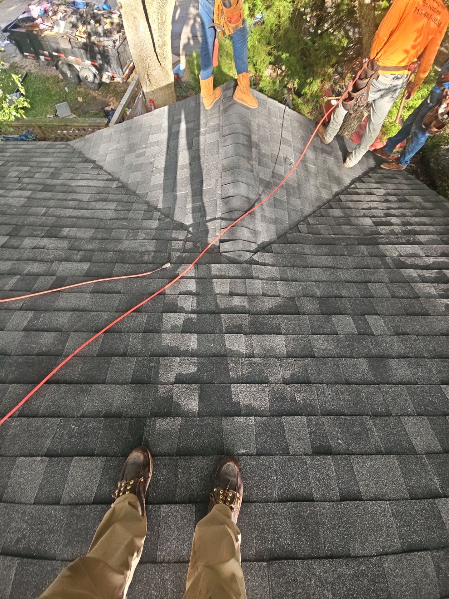 Residential Roofing Installation using Owen's Corning Duration (Lifetime) Shingles by Roof Repair Company