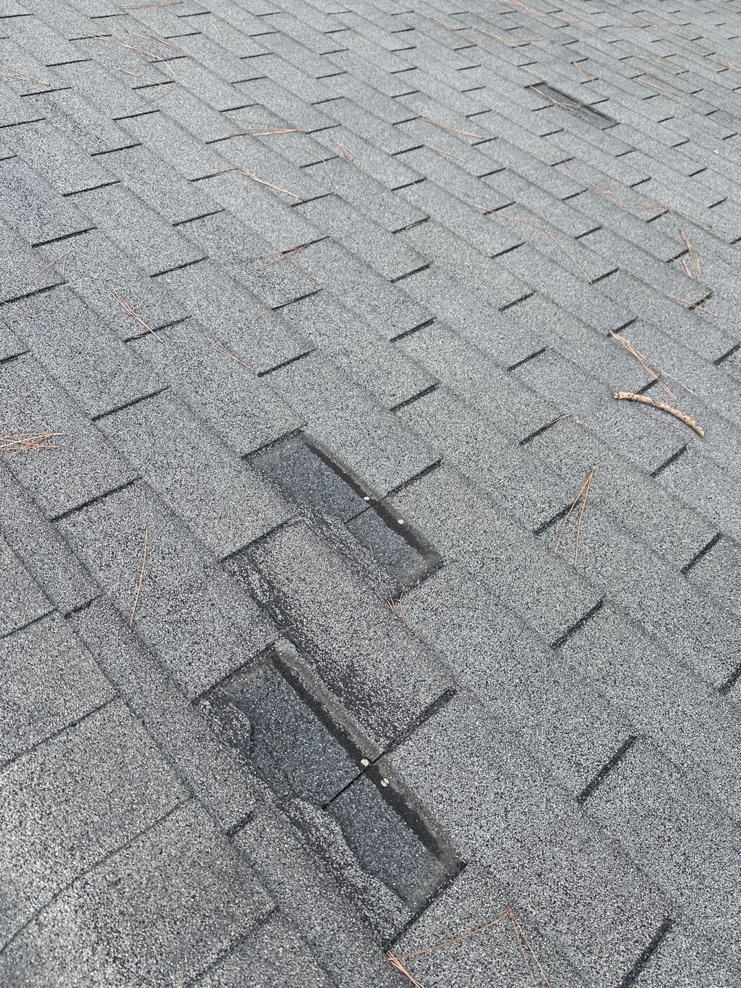 Hail Damage using Owen's Corning Duration (Lifetime) Shingles by Roof Repair Company