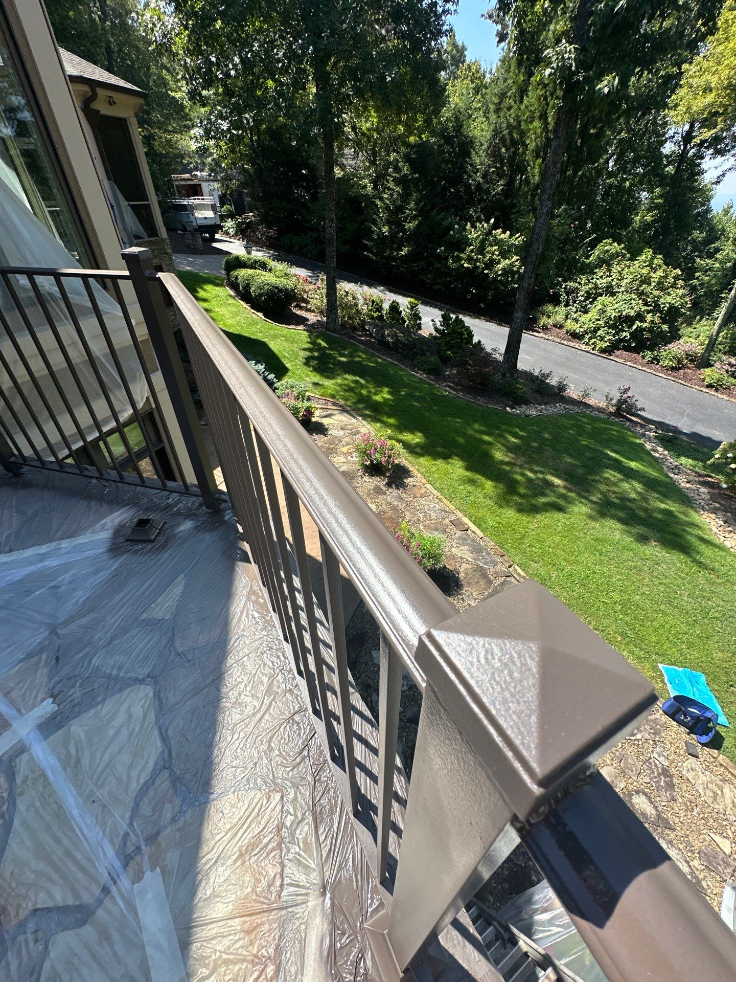 Refinishing Metal Railings and Spiral Staircase for Traveler’s Rest Estate by Painter1