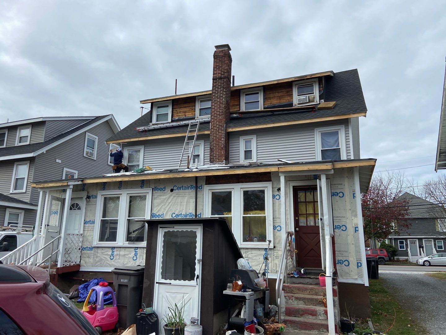 Residential Roofing Installation using GAF Timberline HDZ by Sensible Home Solutions