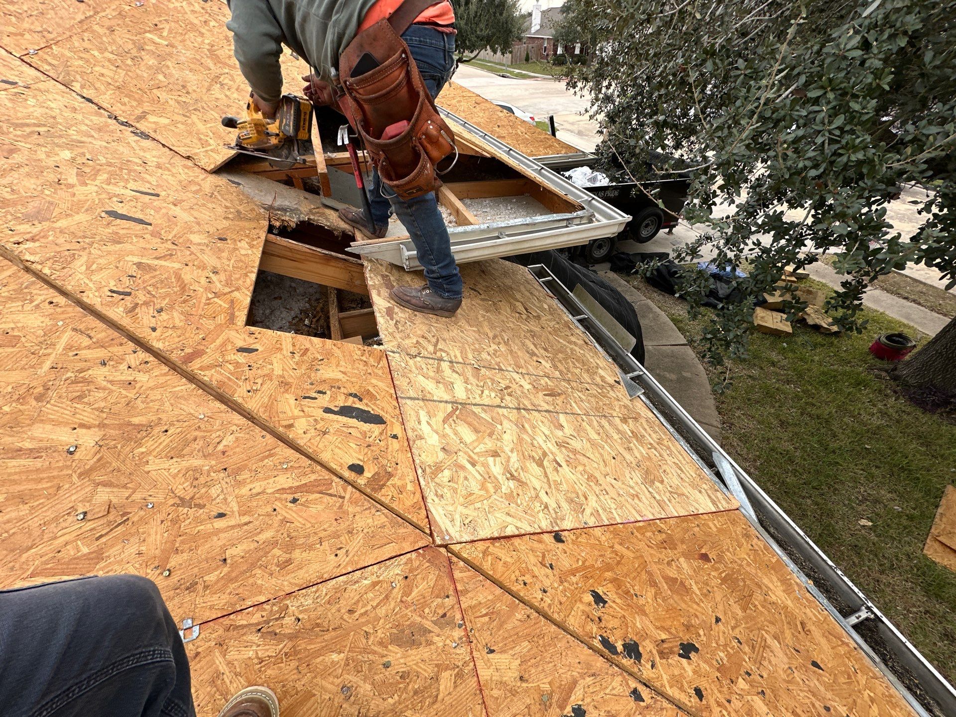 Project in Houston by Motion Roofing