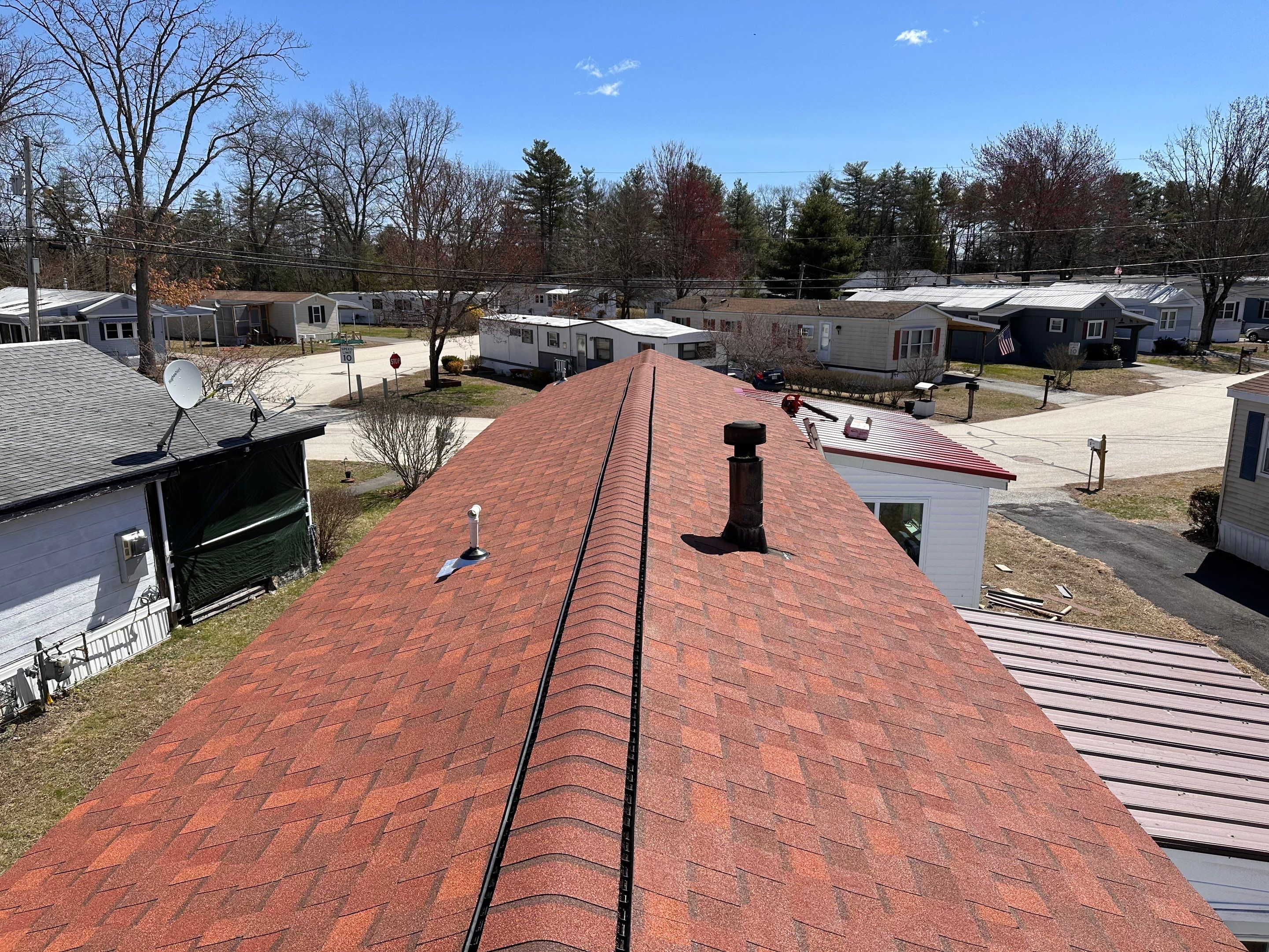 Corrugated Metal and Asphalt in Merrimack New Hampshire by Tall pine roofing