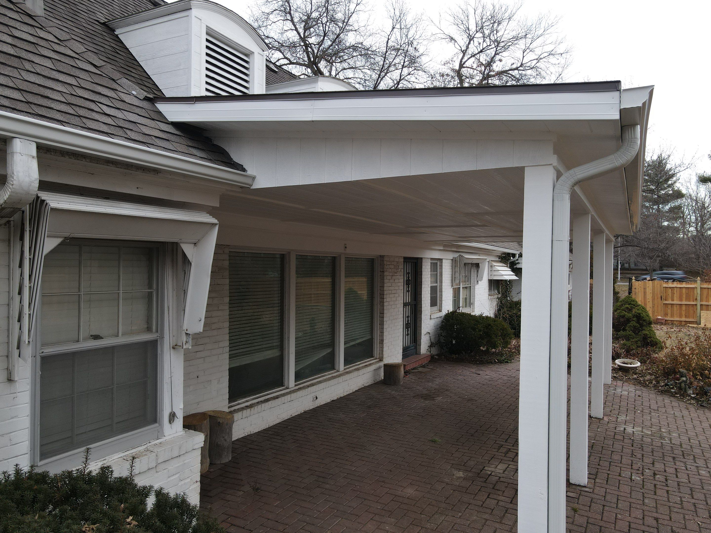 Roof Repair/Awning Rebuild from Tree Damage by Summit Roofing