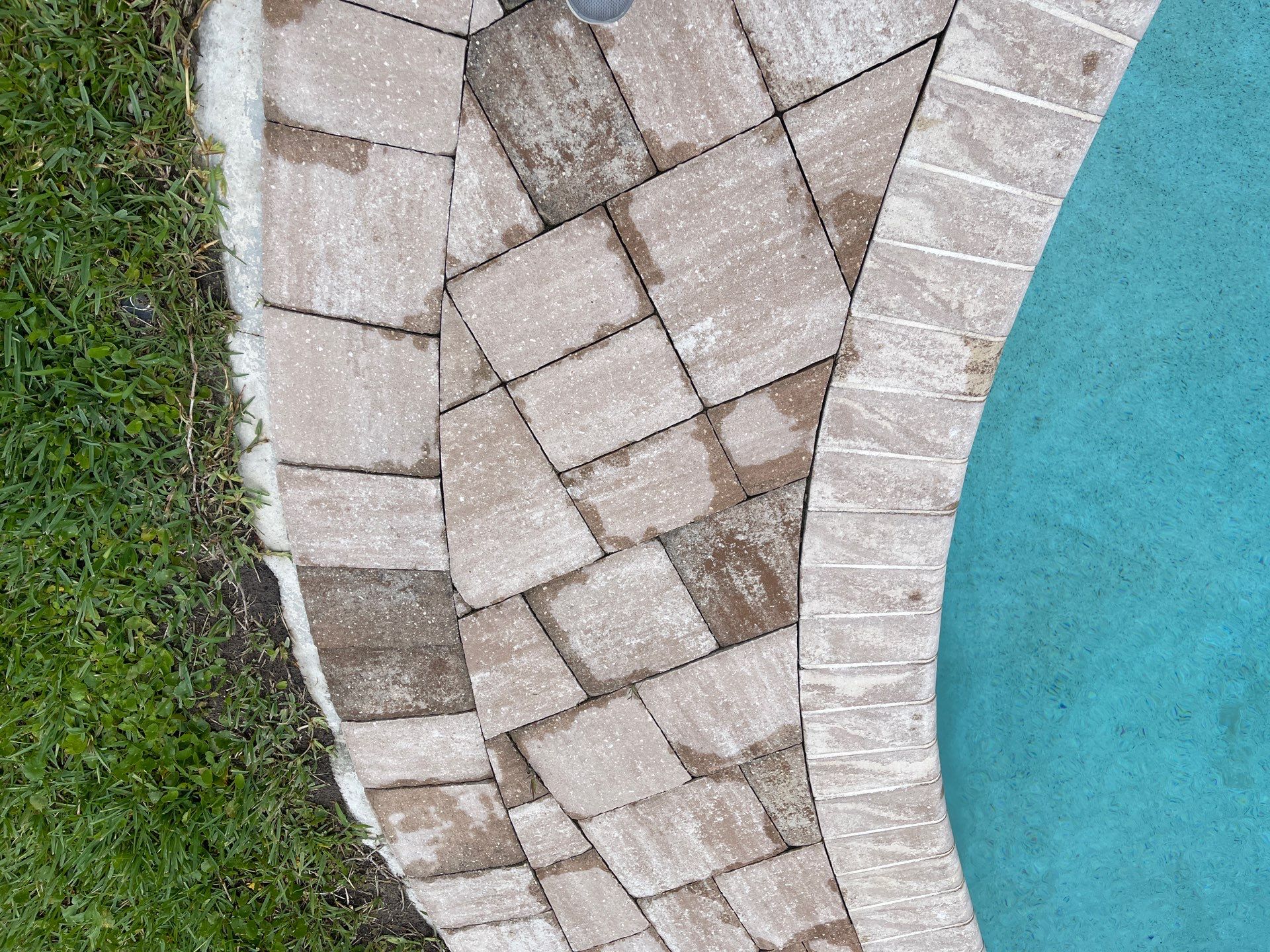 Pool Pavers using Concrete Sealant by DuraSeal