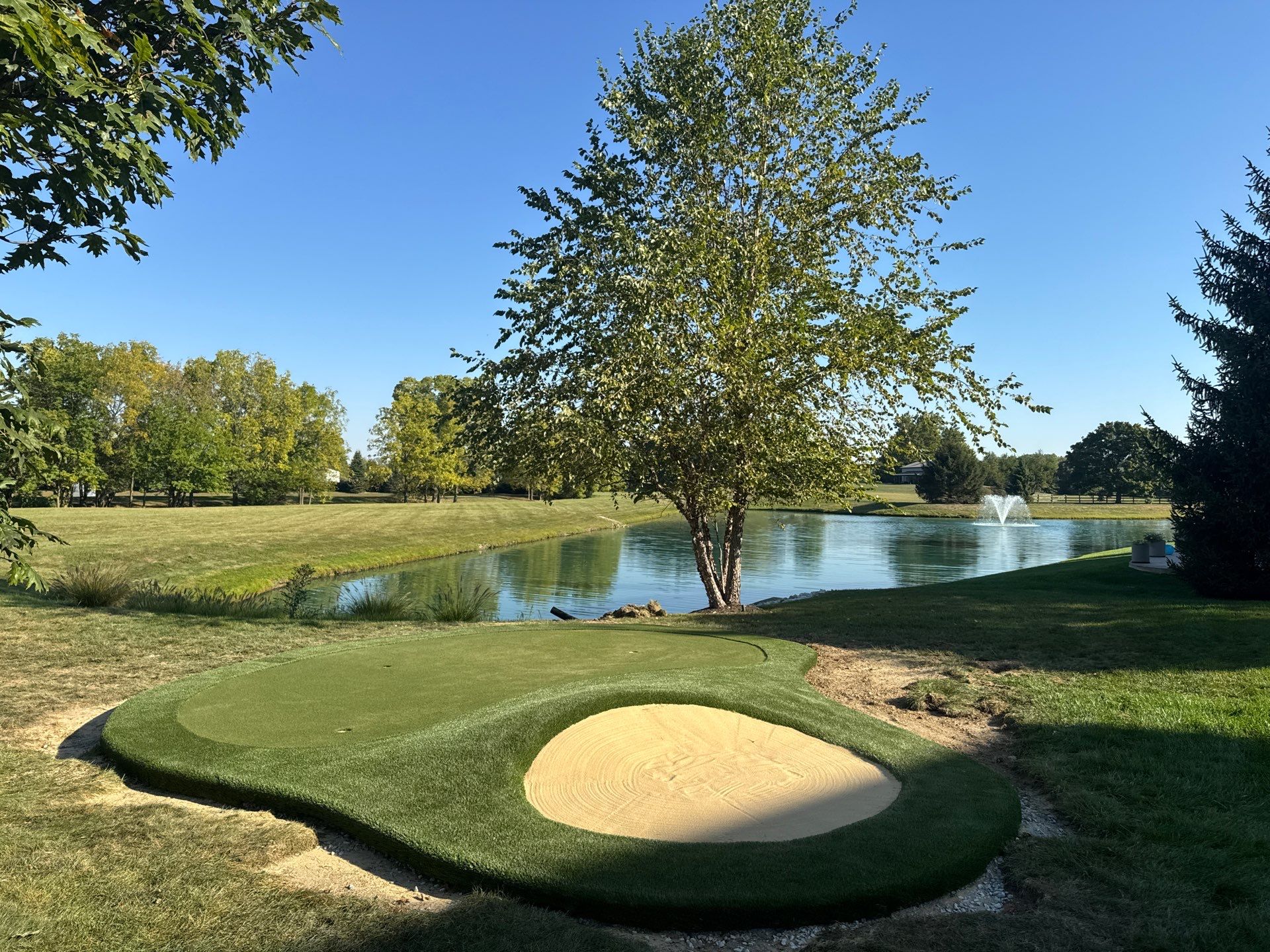 Sand Trap & Putting Green in Noblesville, IN by ForeverLawn NEIN/INDY