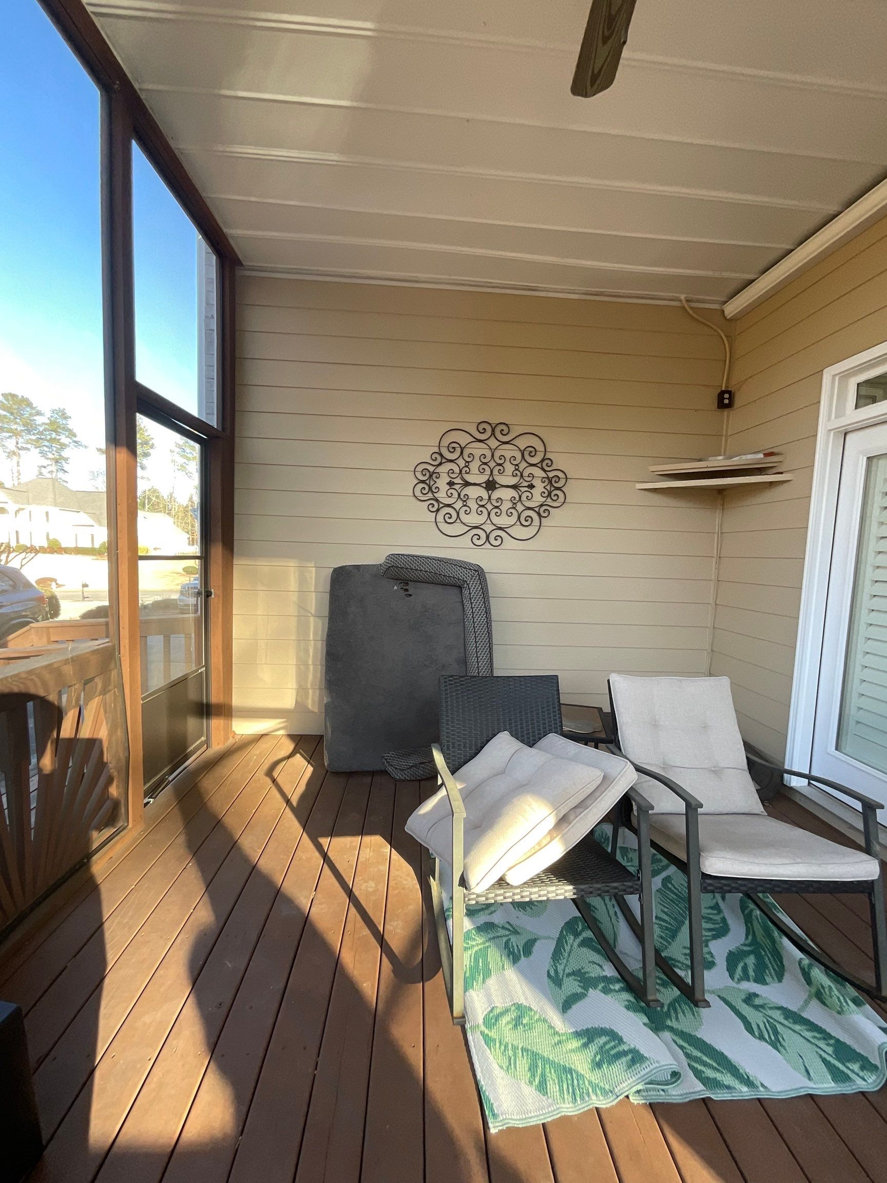 Two-Level Custom Screened Porch and Composite Deck in Alpharetta by Swift Home Renovations