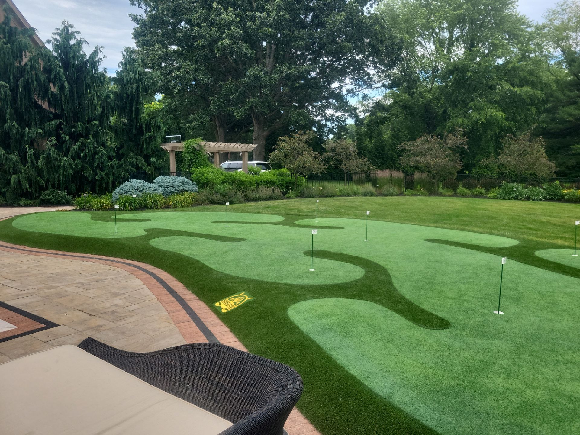 Unique Backyard Mini Putting Course by Southwest Greens Midwest