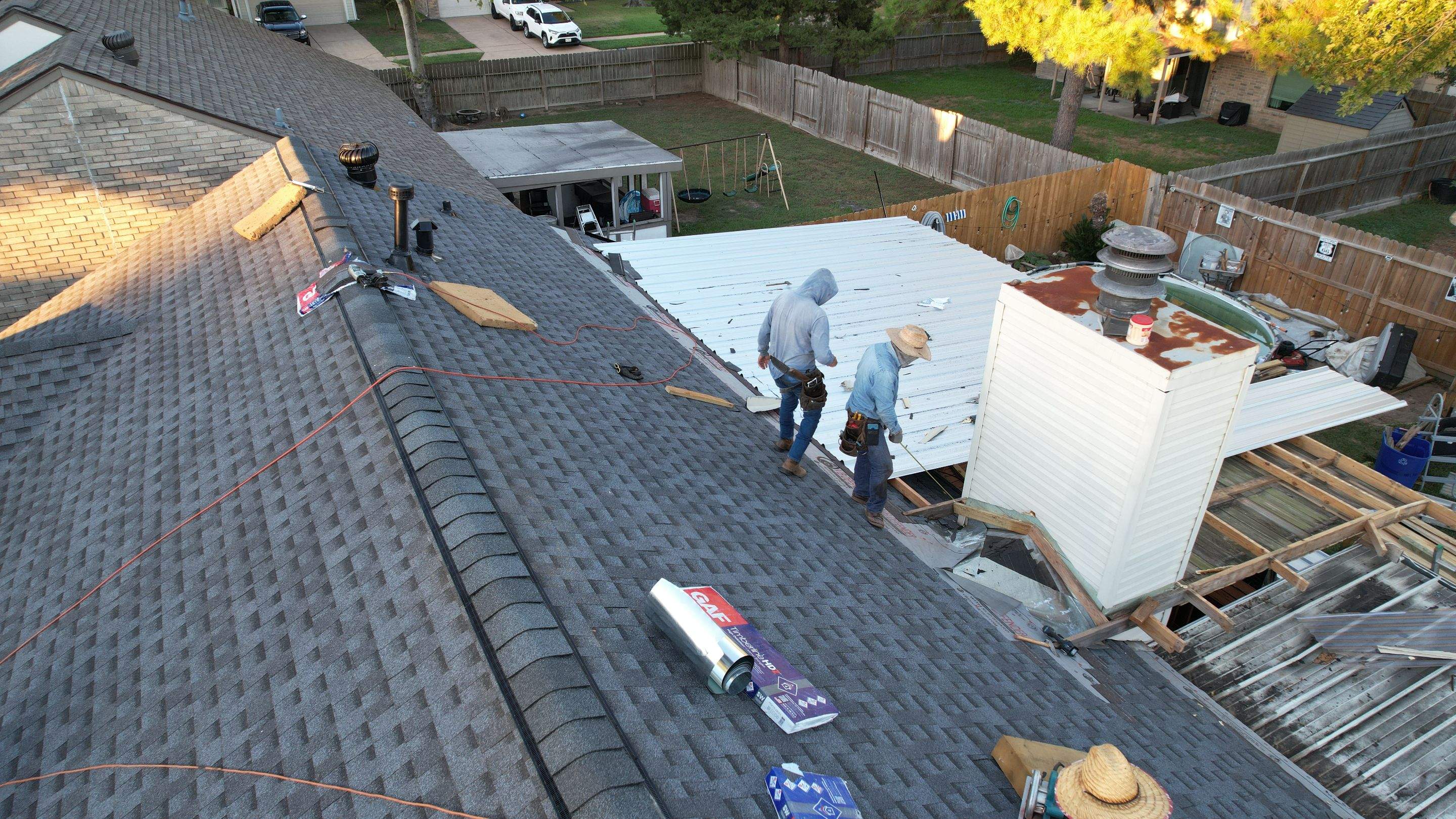 Tan Architectural Shingle Roof Replacement — Houston, TX by PL Roofing & SB Roofing, LLC.