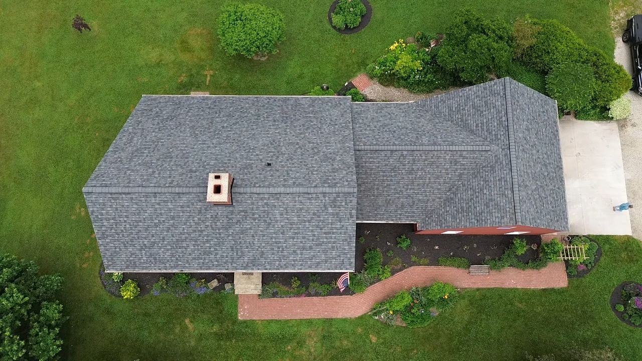 Owens Corning TruDefinition, Color, Estate Gray, Drip Edge, Color, Black by Eagle Eye Roofing