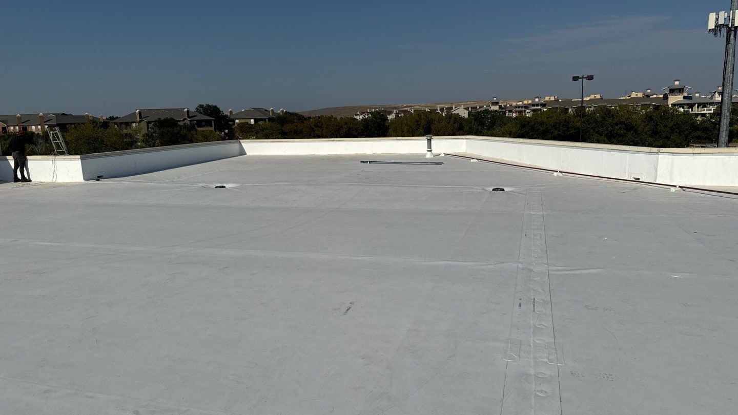 Commercial Roof Replacement using VersiFleece TPO by Roof Experts