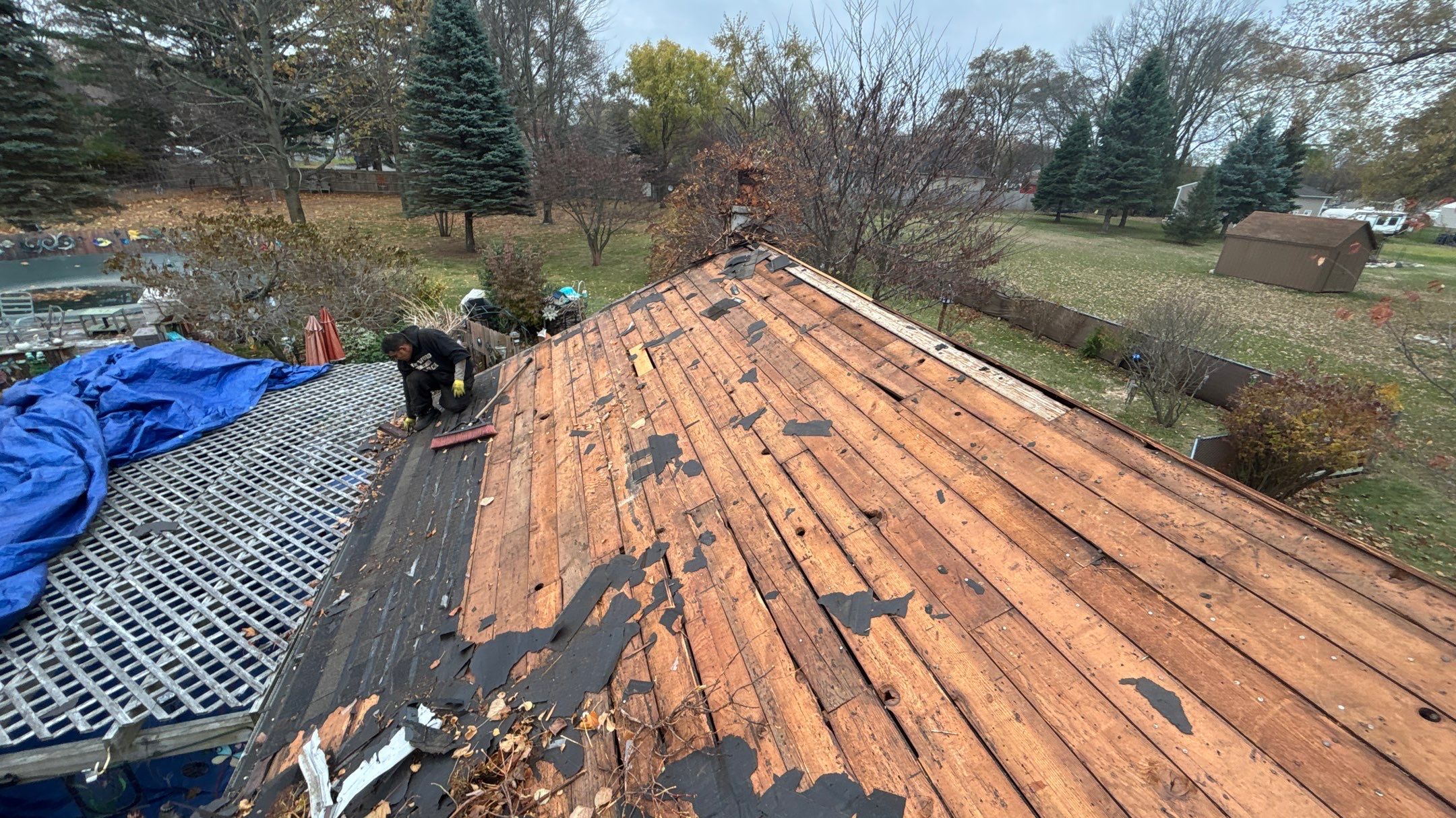 Roof Replacement using Owens Corning Aged Copper by 180 Contractors