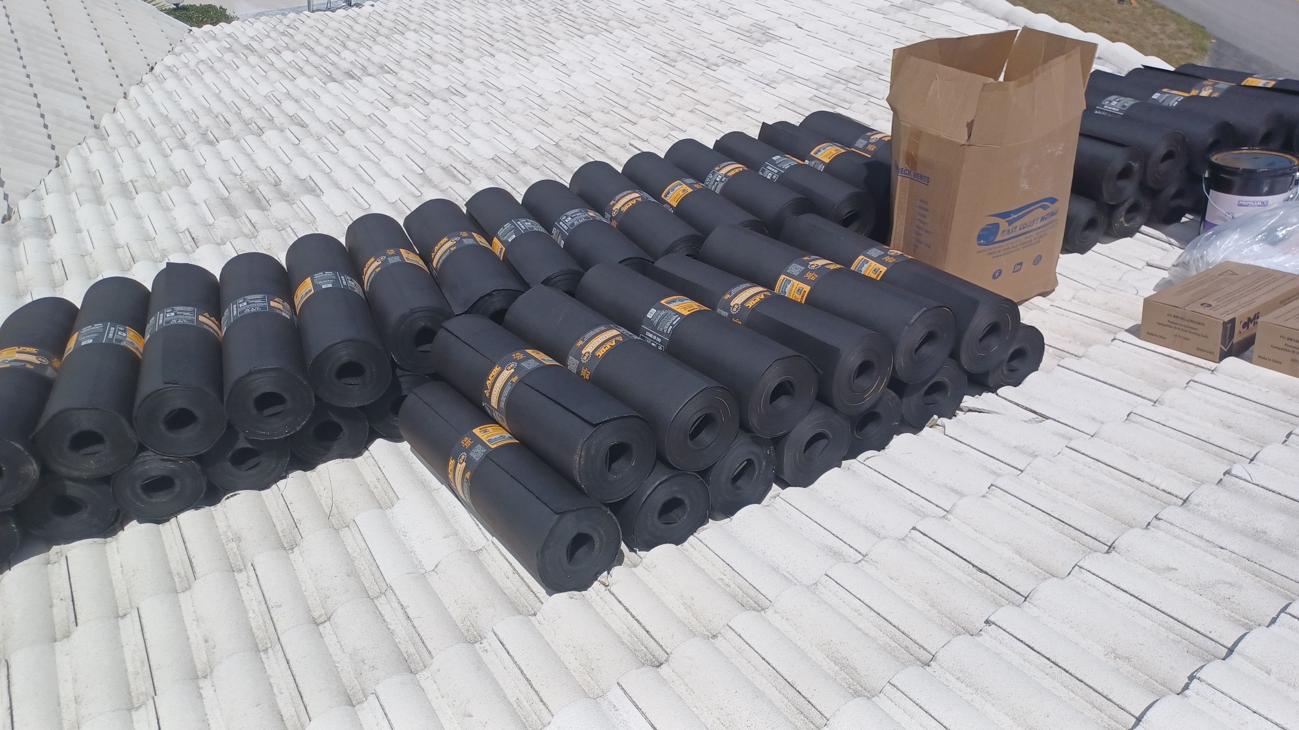 Residential Roofing Installation using 1" Nail strip metal roof by BLUES BROTHERS CONSTRUCTION CORP