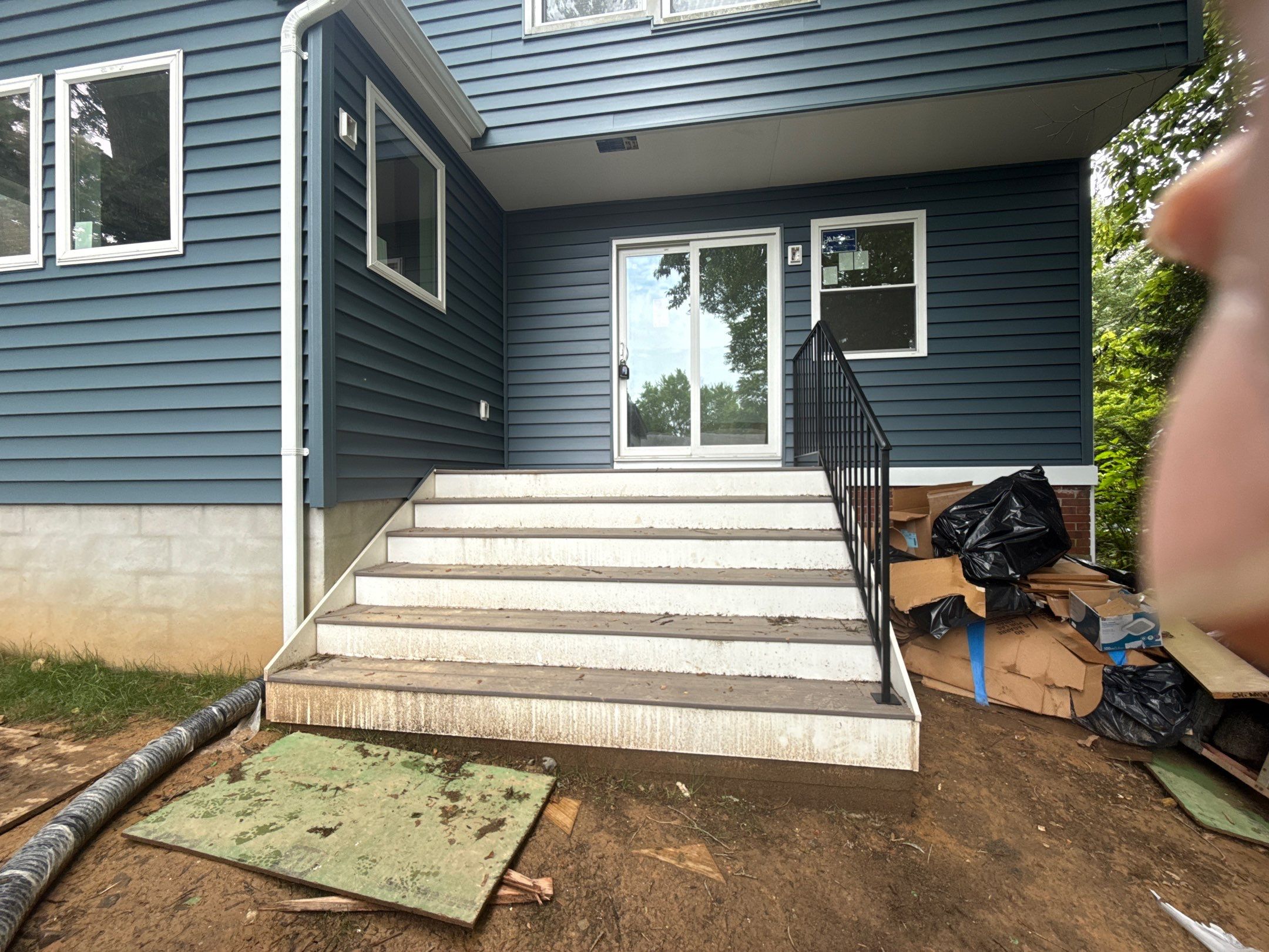 Traditional Steel Picket Guardrails – Residential Exterior – Gaithersburg, MD by Capitol Iron Works