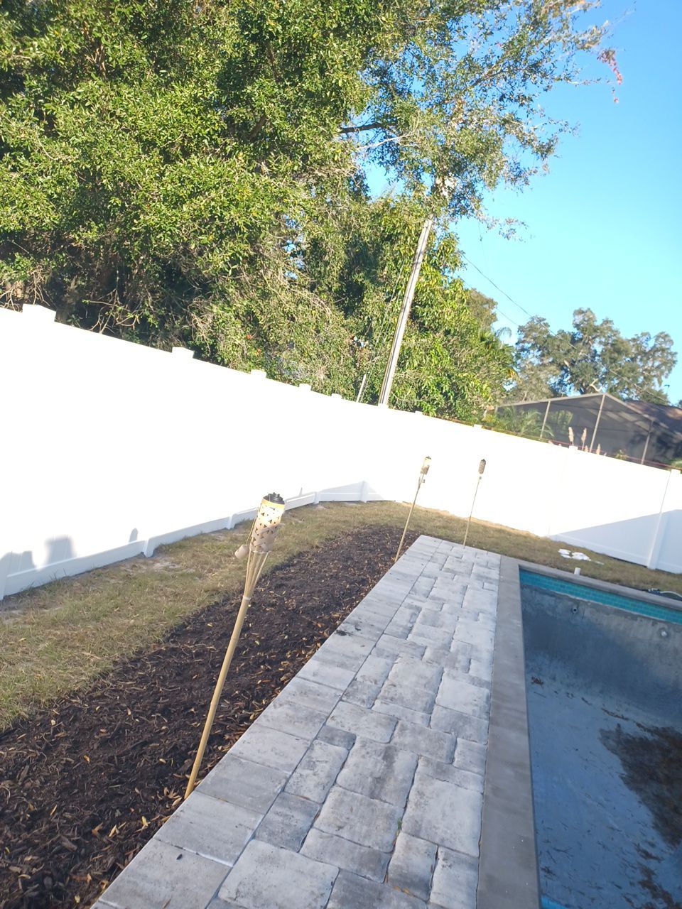 Venice, FL 6 ft. Tall White Vinyl Privacy Fence  by Asap fence and gates, LLC