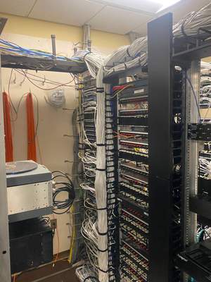 Structured cabling installation by CimaSolutions