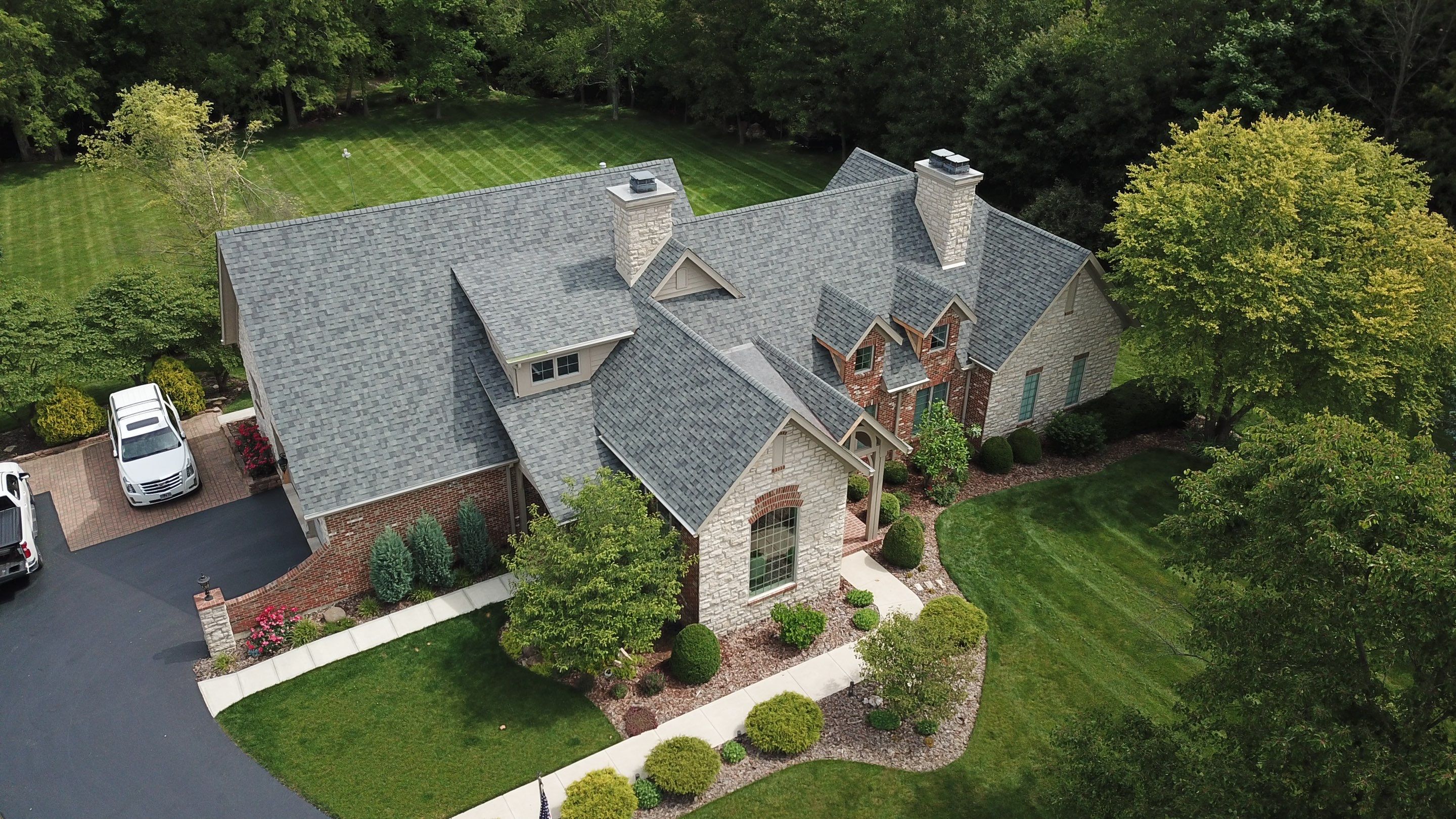 Residential Roofing Installation using Duration Series Shingles - Estate Gray by RoofX 