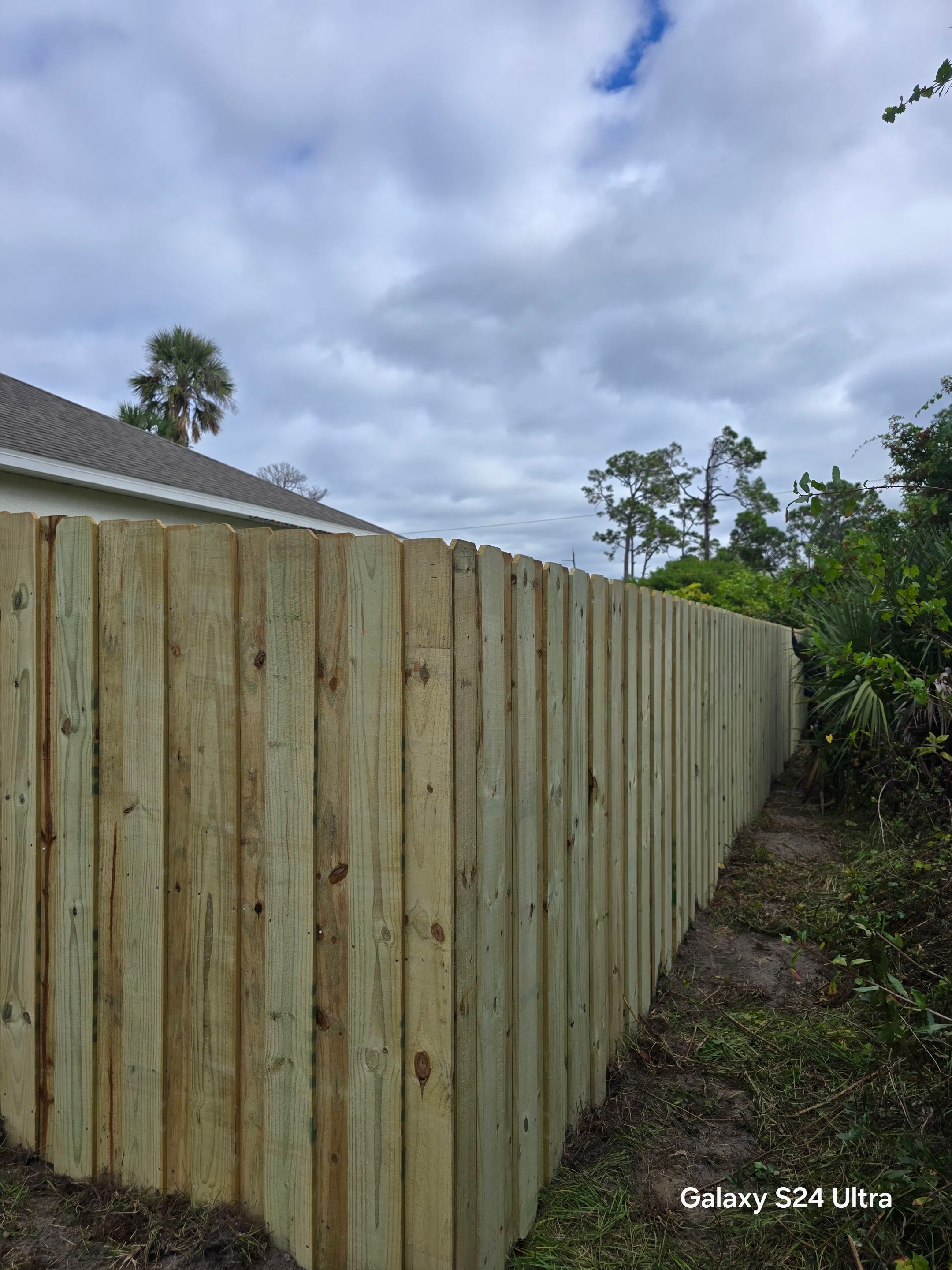 Wood Fence Install in North Port by True Fence LLC