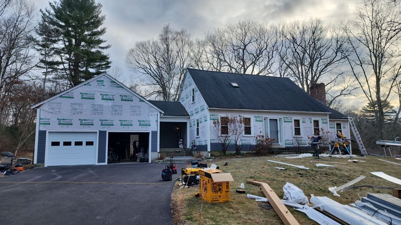 Siding installation in Natick, MA by UBrothers Construction