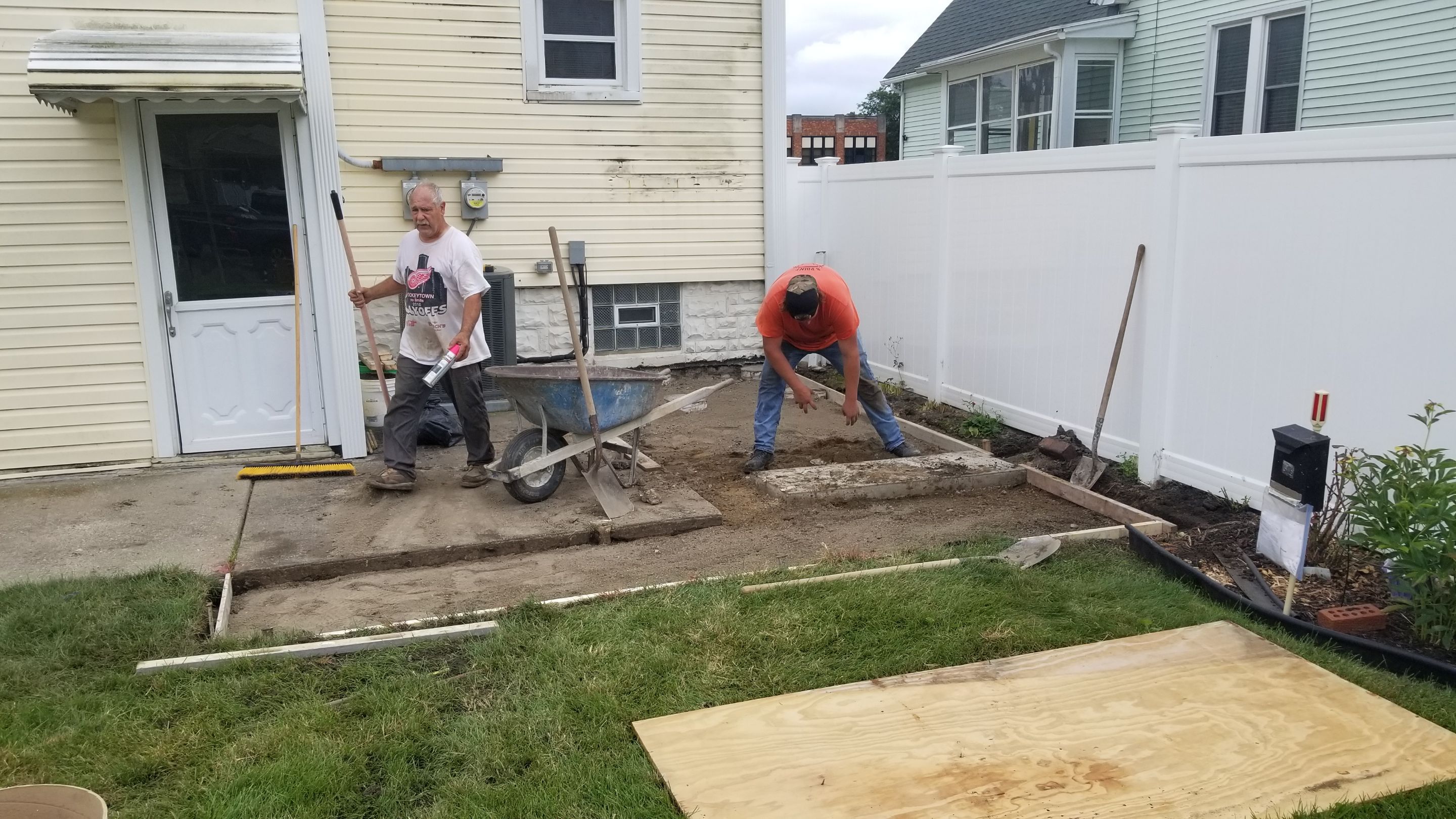 Rebuild balcony flat roofing TREX decking stairway and Railings in Wyandotte, MI by Northwest Construction 