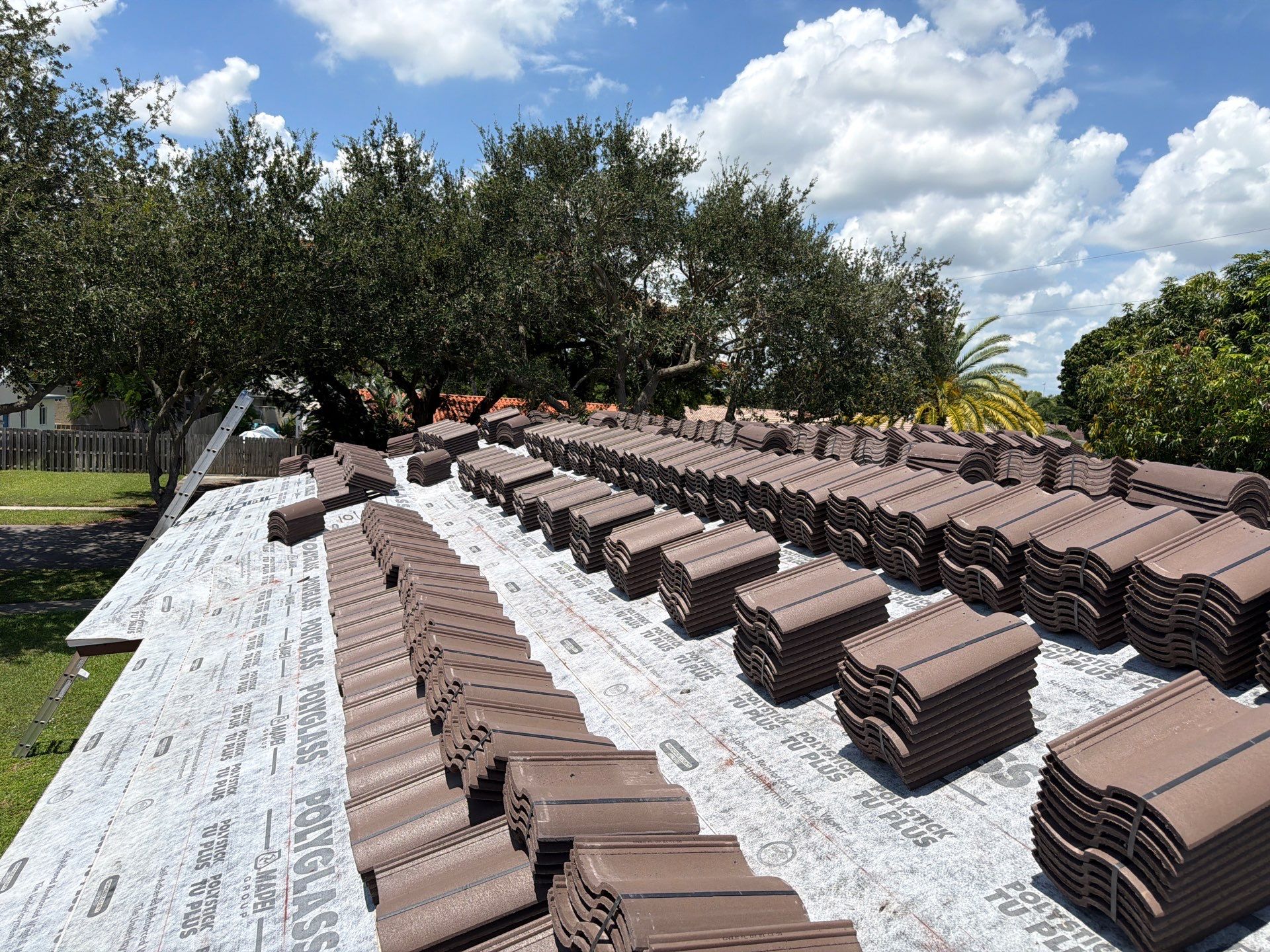 Residential Roofing Installation using Eagle Roofing Tile by BLUES BROTHERS ROOFING