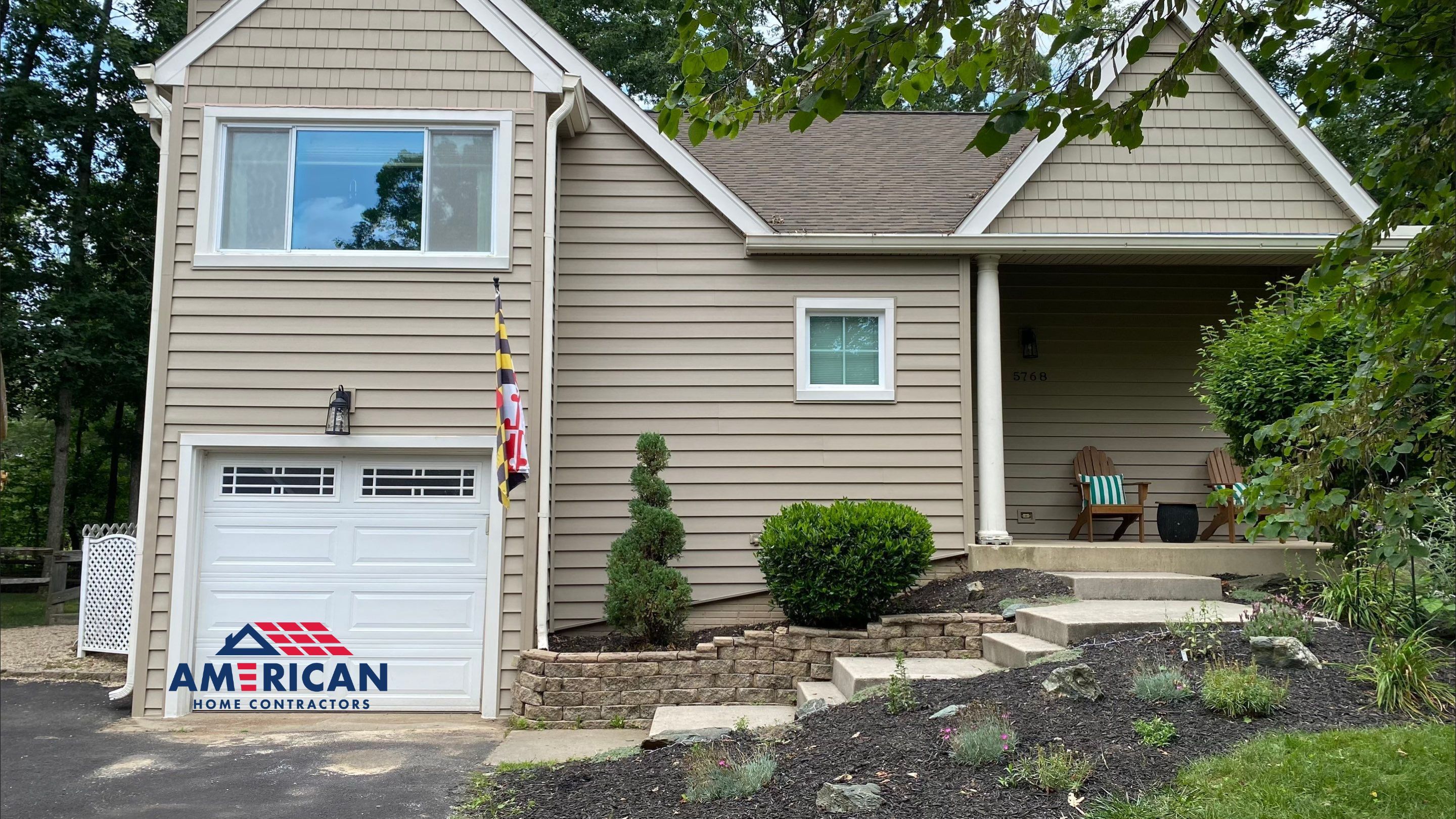 Mastic Siding + Interstate Windows by American Home Contractors