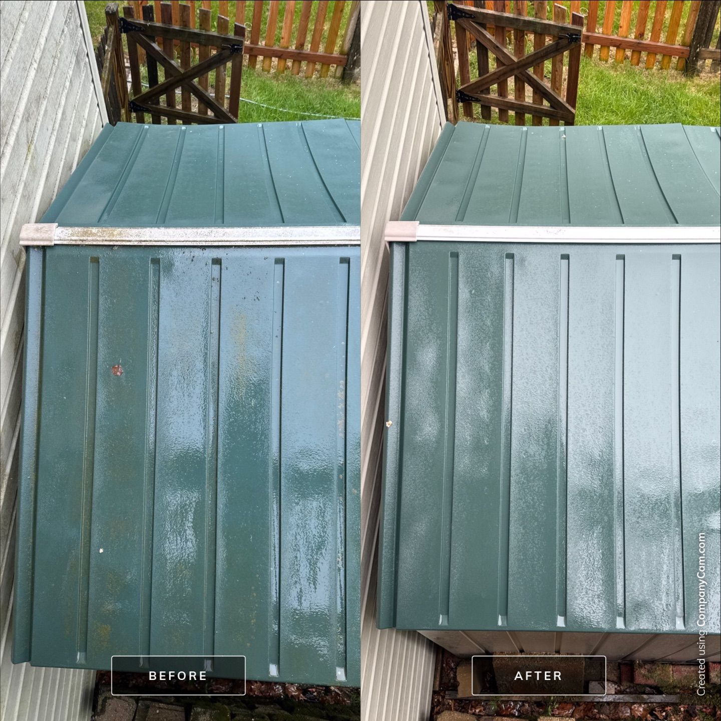 Project in Island Lake by Simmons Power & Soft Washing