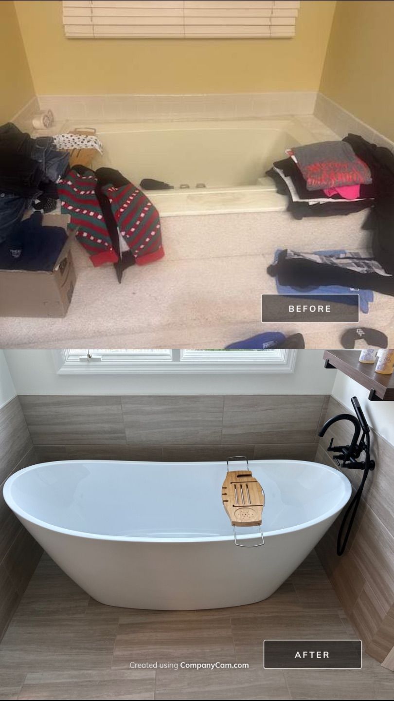 West Omaha Spa-Style Primary Bath Refresh by Bennett Design + Build