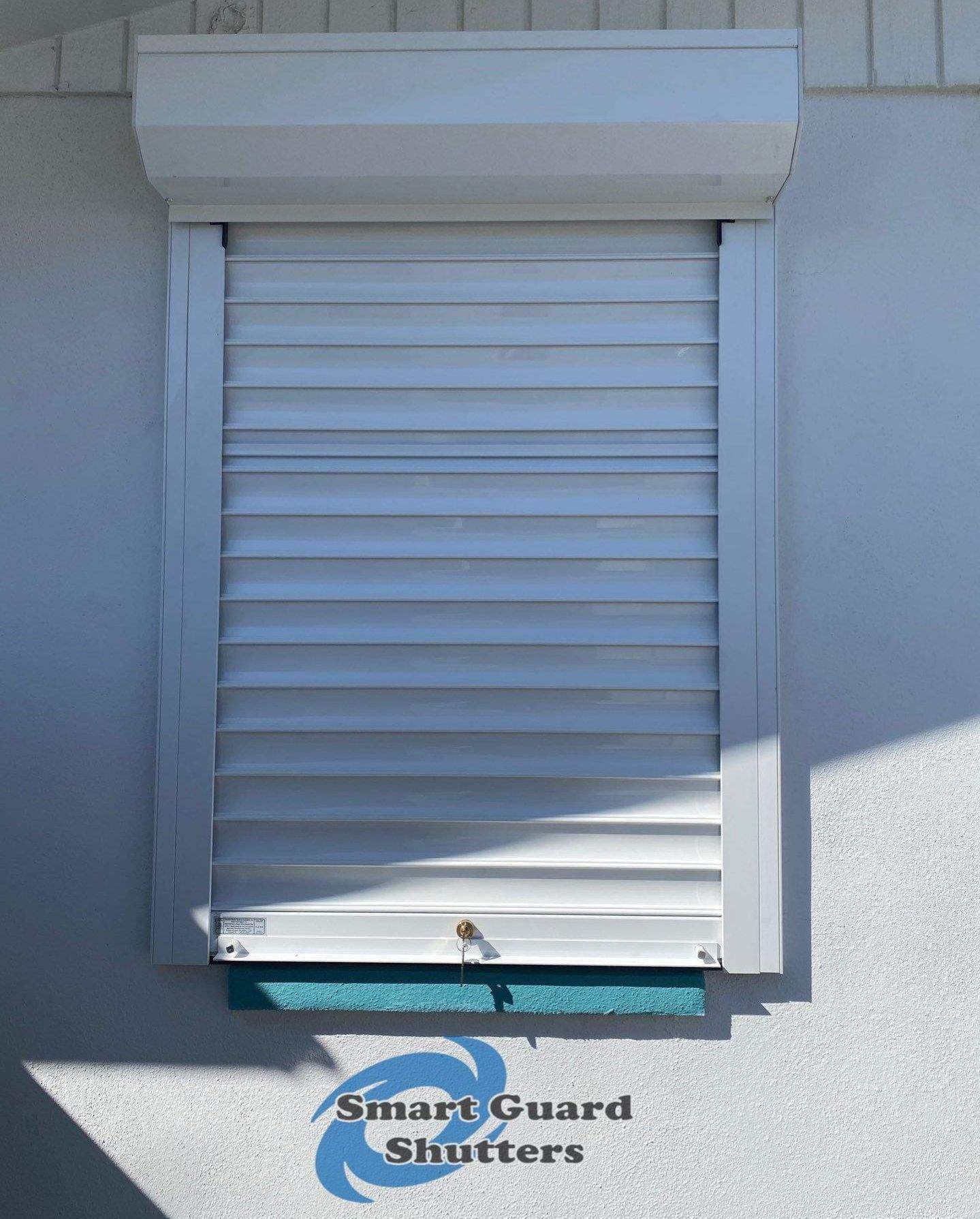 Rolling Shutters in White by Smart Guard Shutters