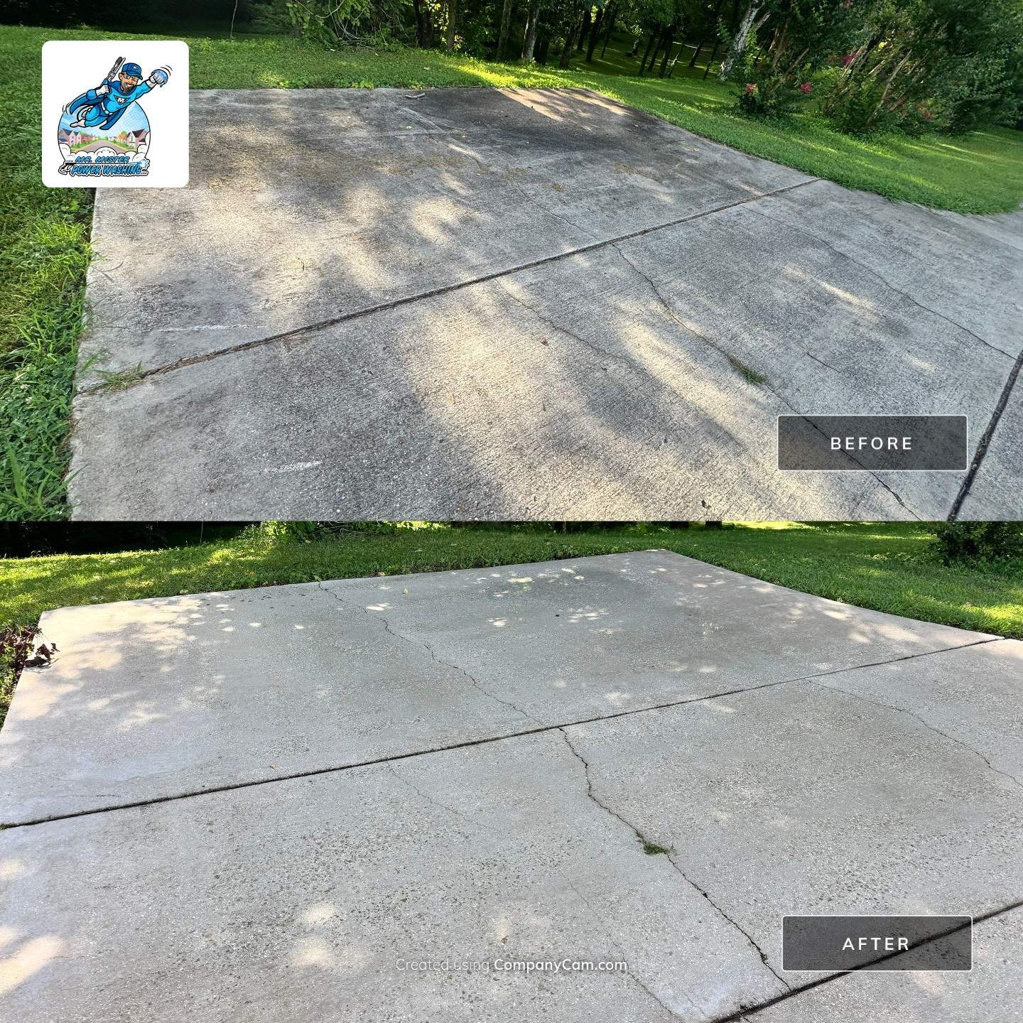 Tim's Driveway by Mr. Mister Power Washing