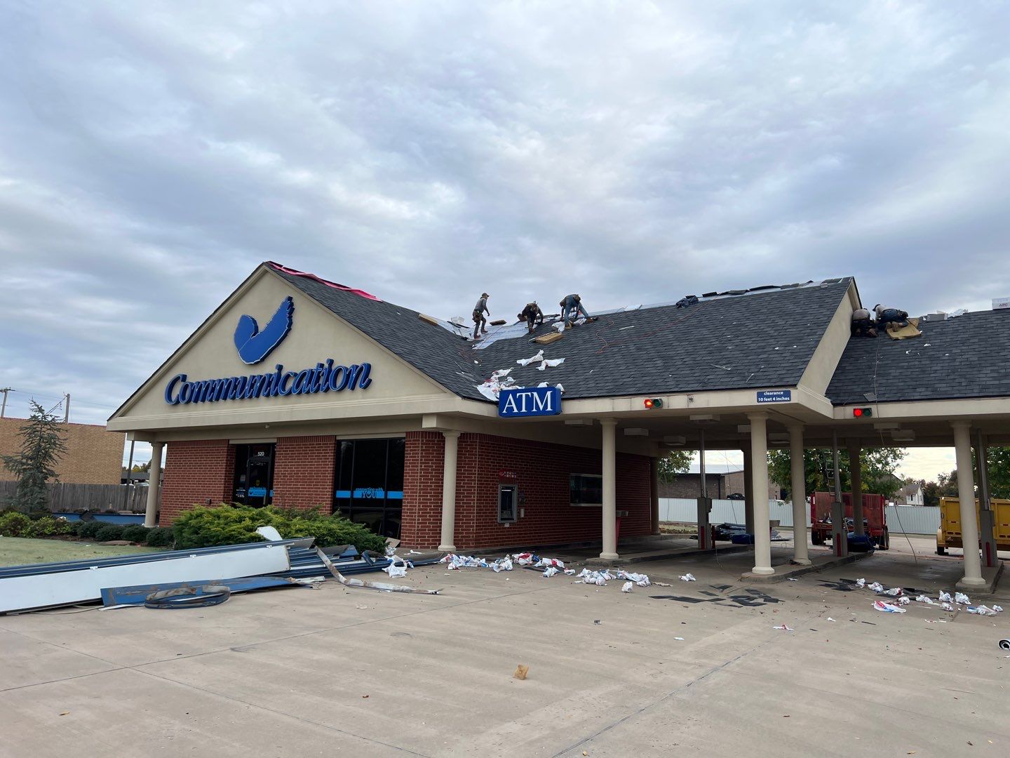 Commercial Roofing Installation using Certainteed Belmont IR by Castillo Roofing