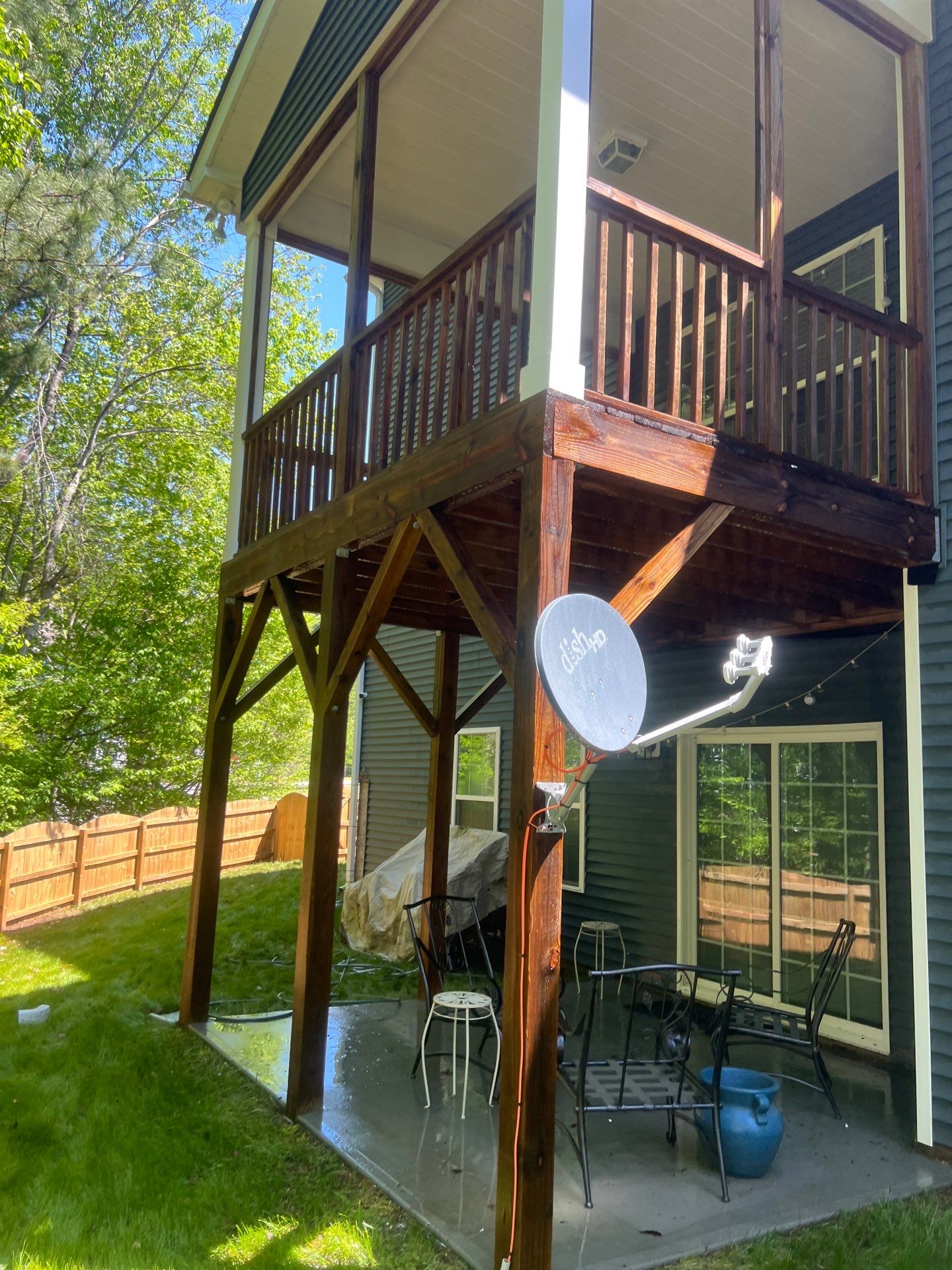 Weathered Deck using Wood Sealant by DuraSeal