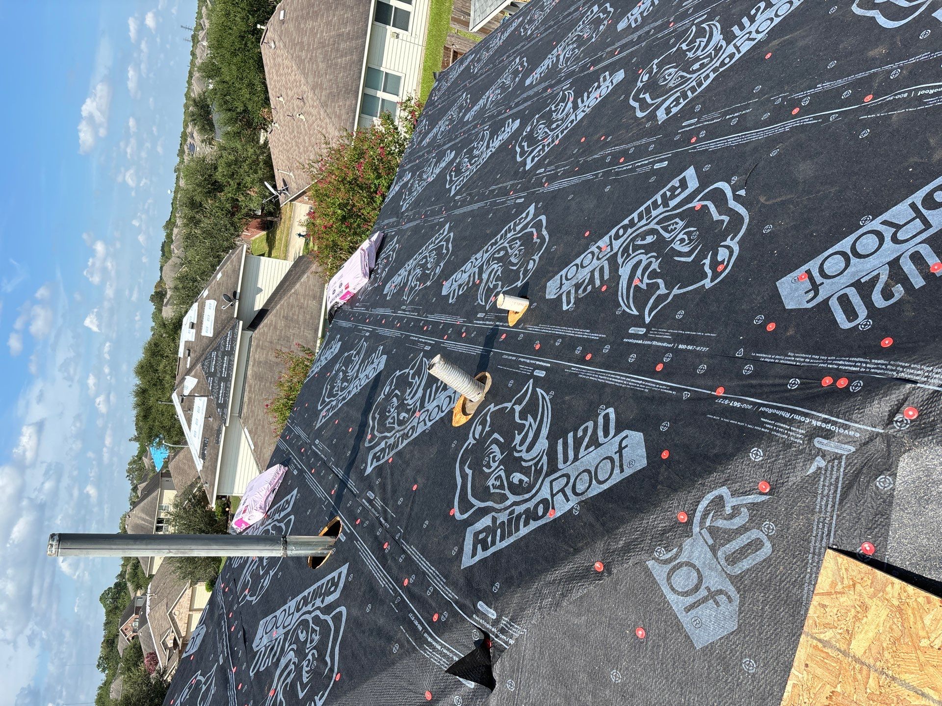 Residential Roofing Installation using Owen's Corning Duration (Lifetime) Shingles by Roof Repair Company