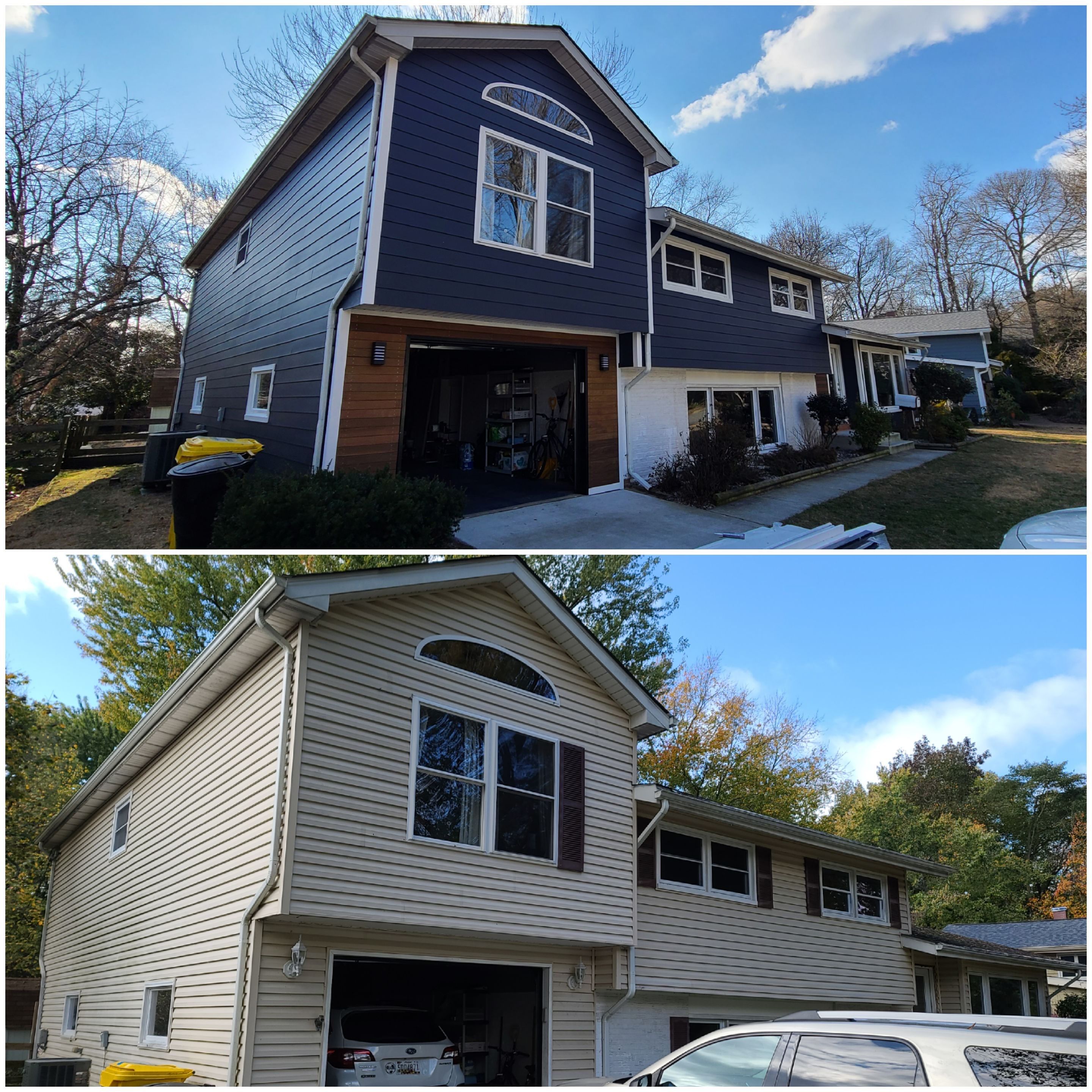 Siding Installation using James Hardie Siding with IPE accents by Window Depot of Annapolis