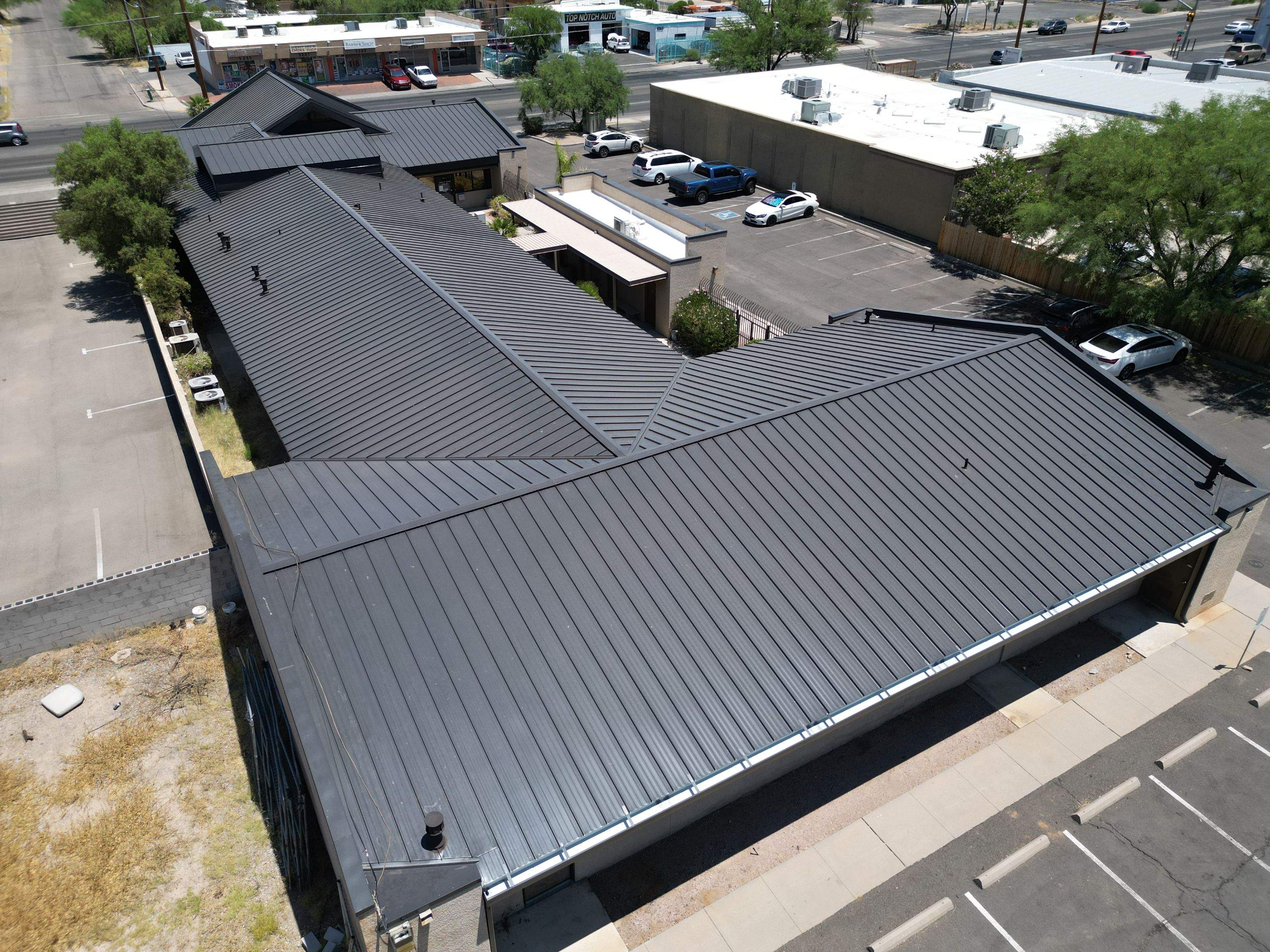 Burnished Slate Standing Seam by Reimagine Roofing