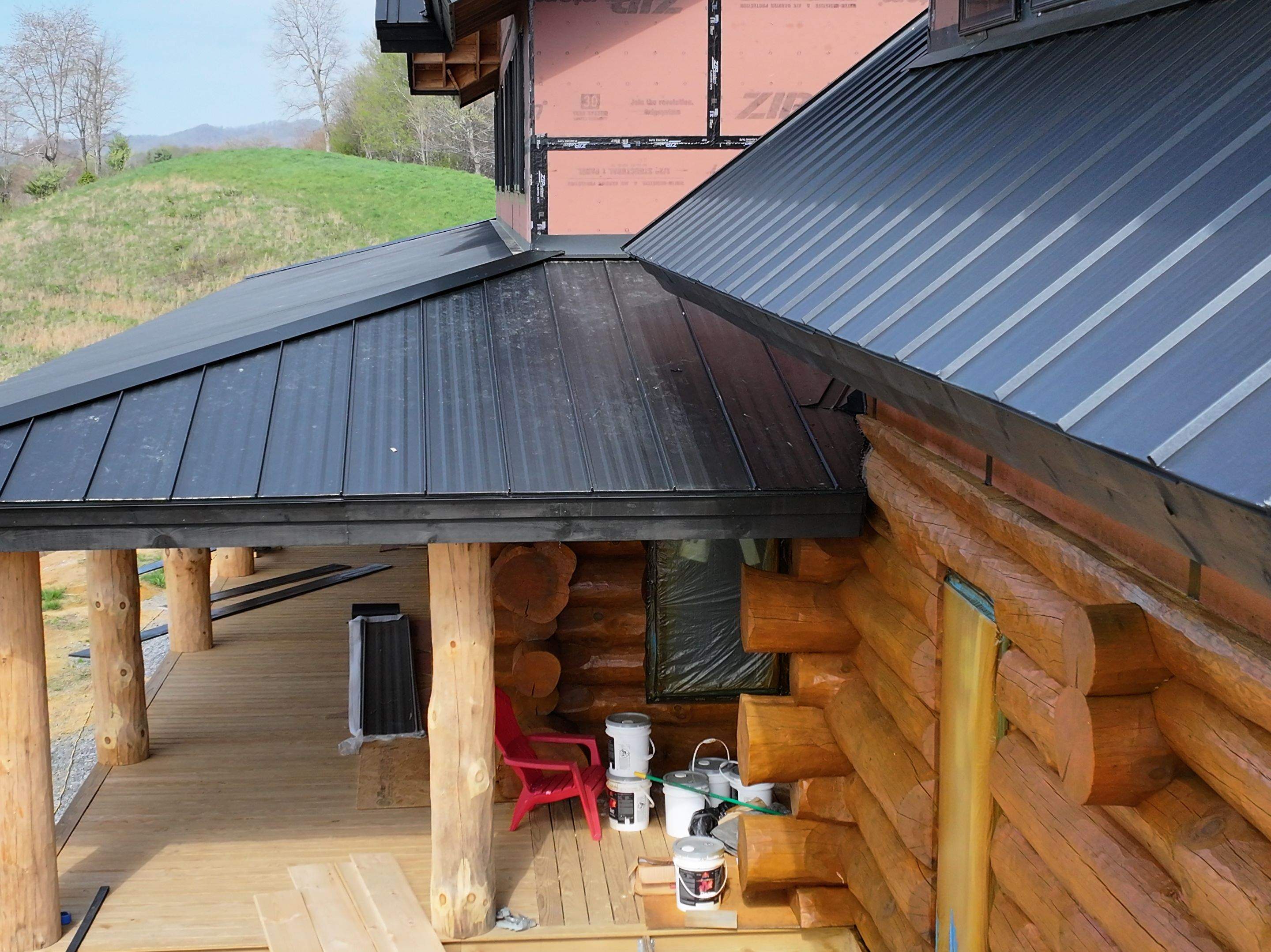 Black Frost Standing Seam by Omnia Roofing
