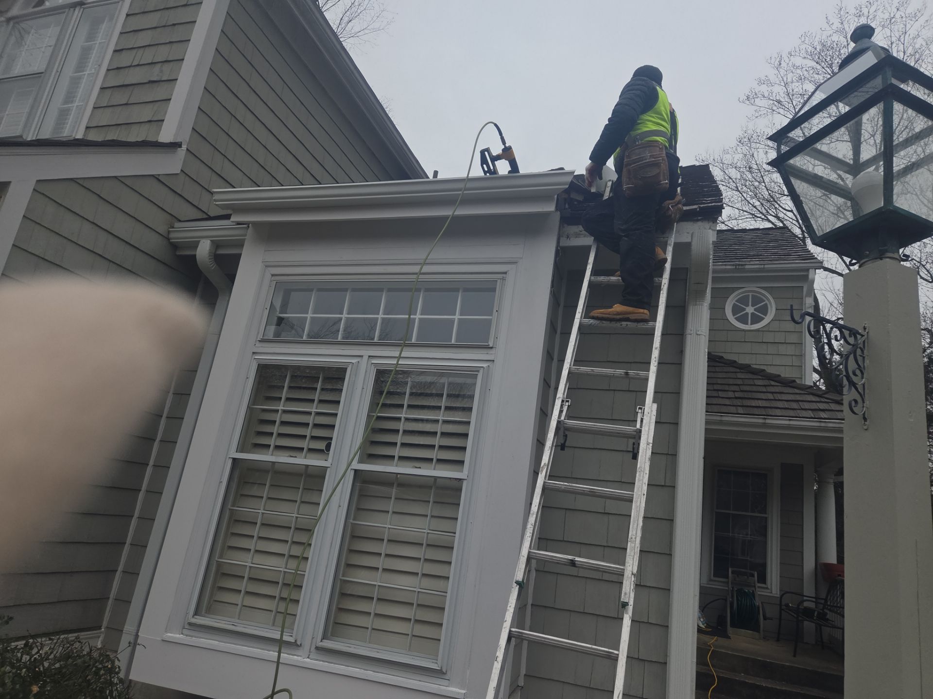 Reston :  Residential Roof Replacement with Brava Synthetic Cedar Shake Class C Natural  by RM Banning, Inc.