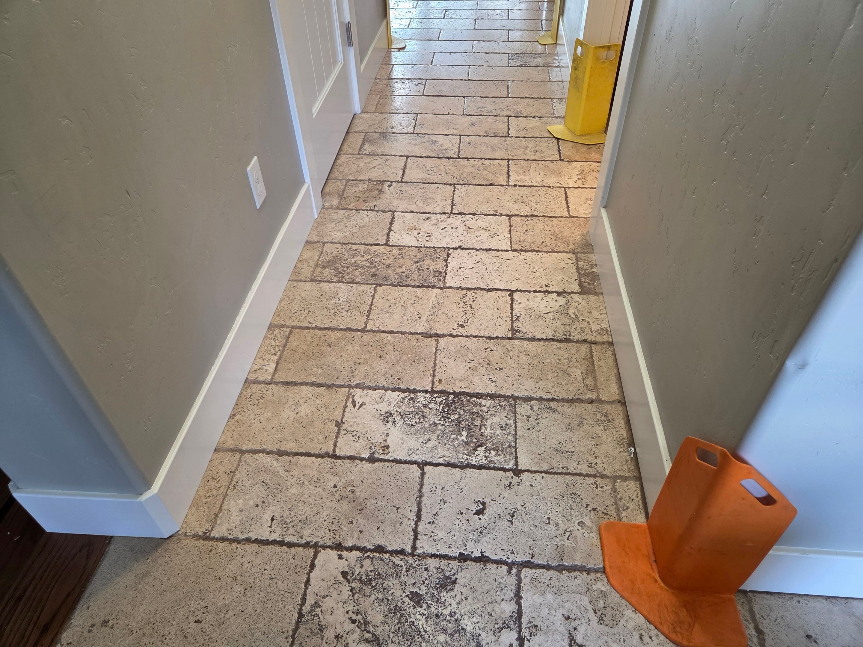 Travertine, Tile Floor Cleaning by Ardent Carpet Restore LLC