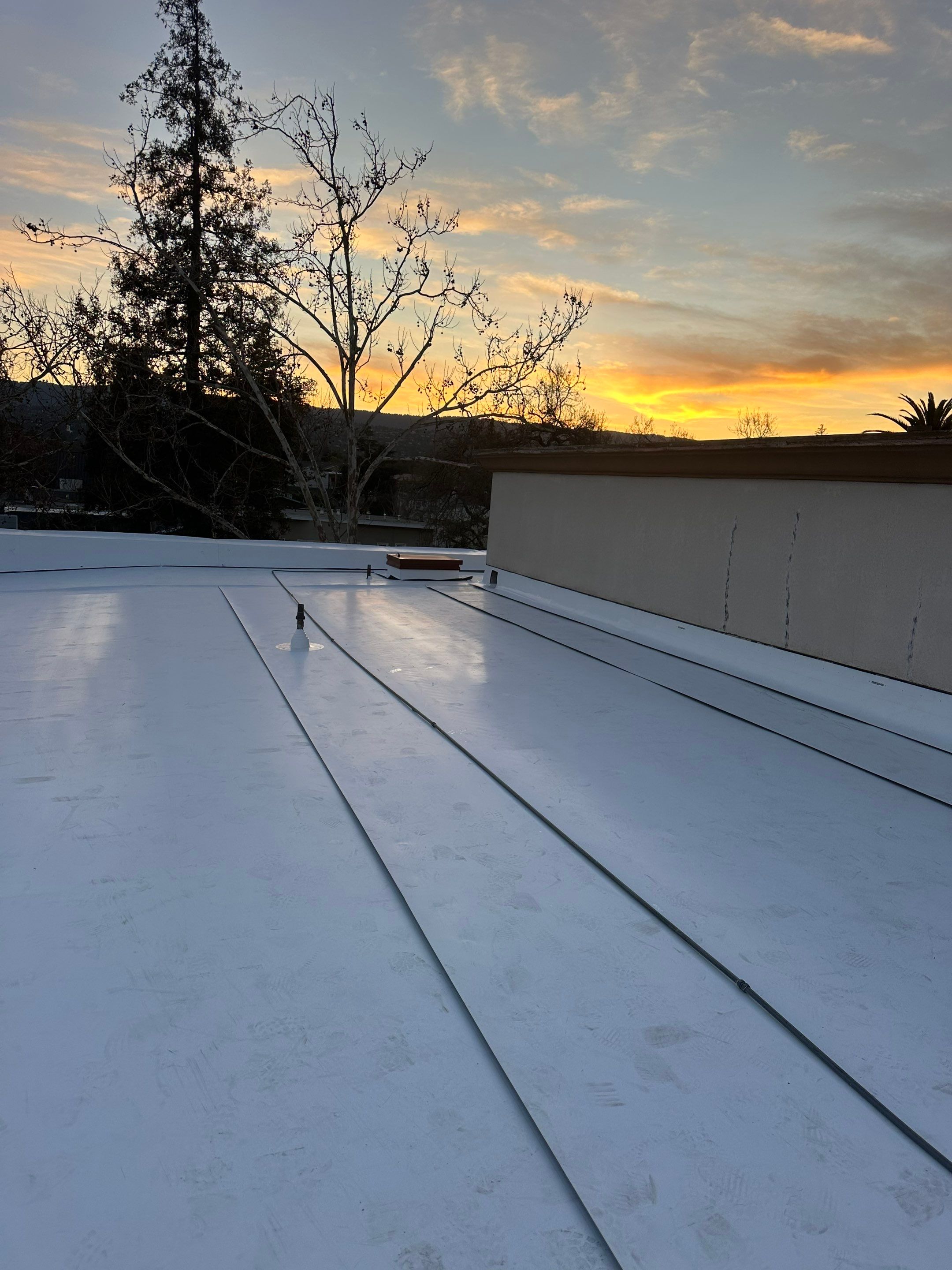 Project in Redwood City, CA by Sanchez Single Ply Roofing